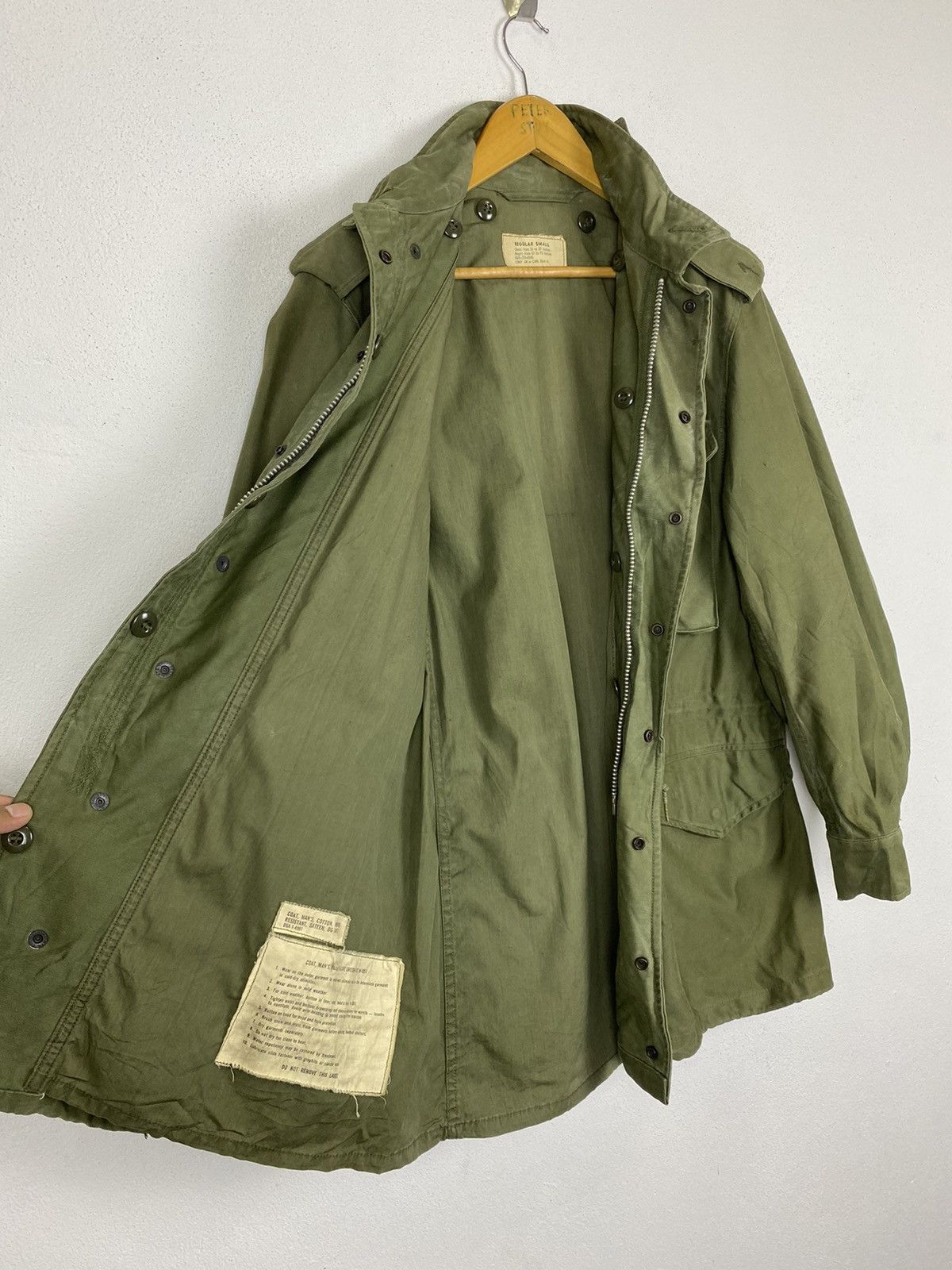 Japanese Brand MILITARY PARKA MEN’S COAT SATEEN LINING Size US M / EU 48-50 / 2 - 4 Thumbnail