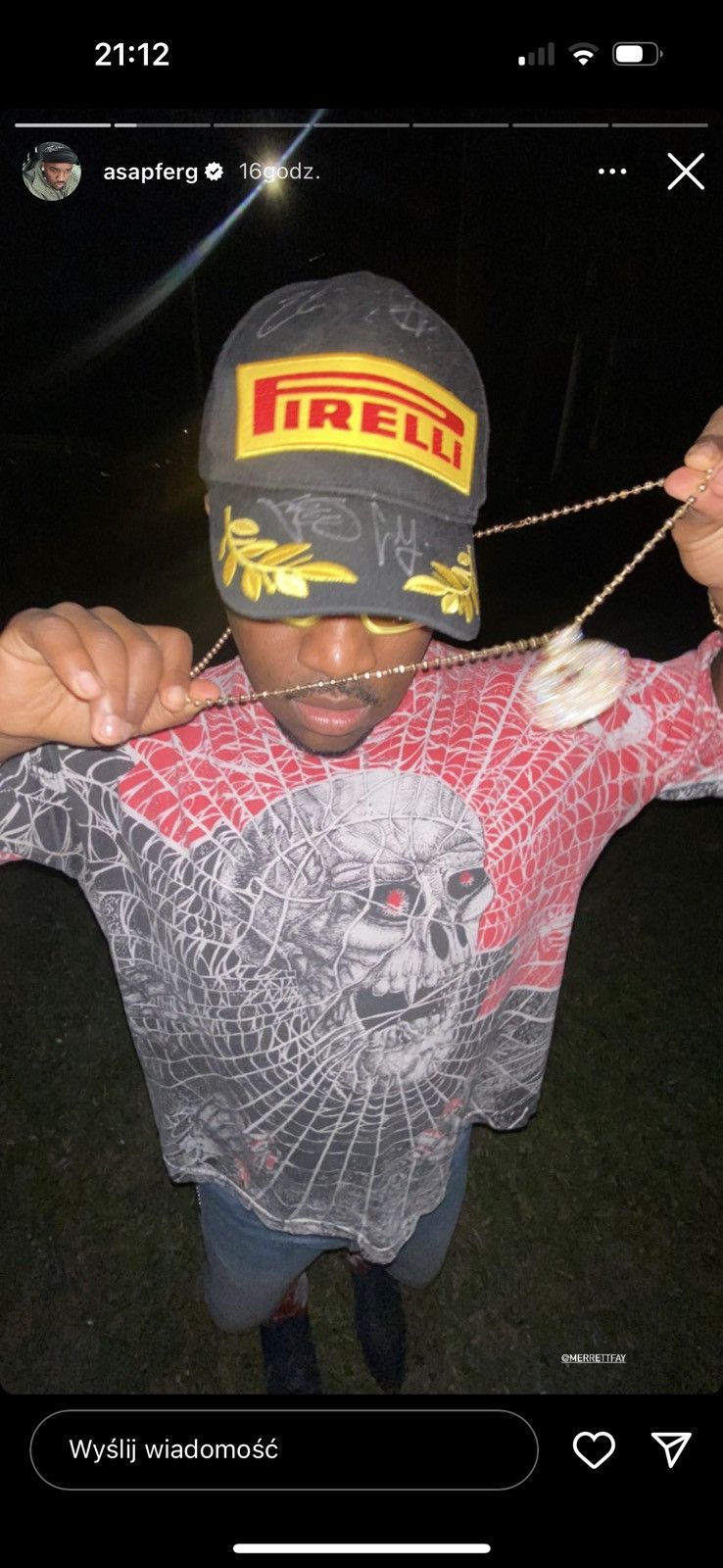 Asap Ferg Pirelli Racing Hat Formula One Rare Ferrari Y2k