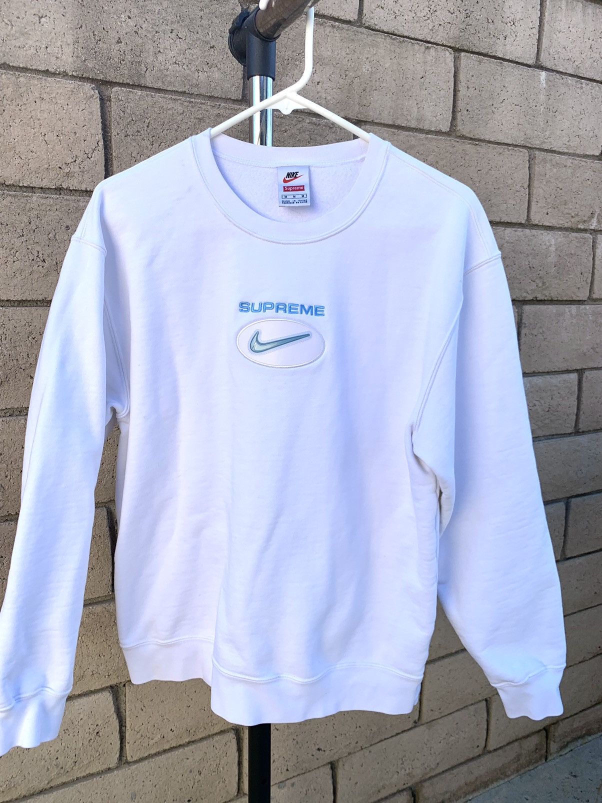 Supreme Supreme Nike Jewel Crewneck White Grailed