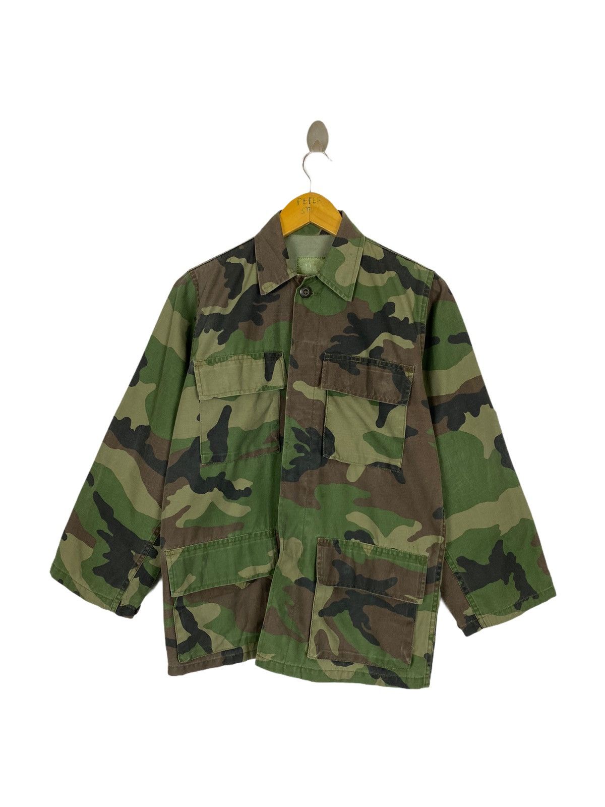 Vintage Army Military Camo Jacket