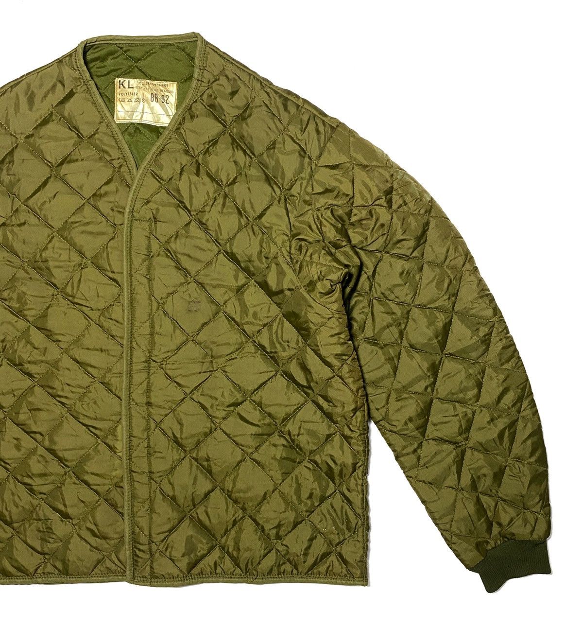 Vintage Vintage Quilted lining inner military jacket Size US M / EU 48-50 / 2 - 4 Thumbnail