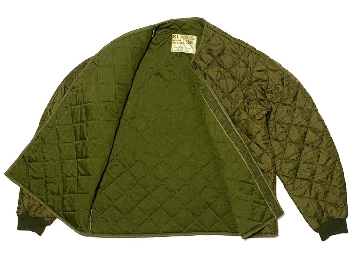 Vintage Vintage Quilted lining inner military jacket Size US M / EU 48-50 / 2 - 2 Thumbnail