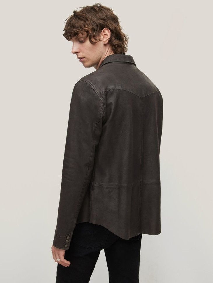 John Varvatos Mason shirt jacket. Leather 50 Size US M / EU 48-50 / 2 - 6 Thumbnail