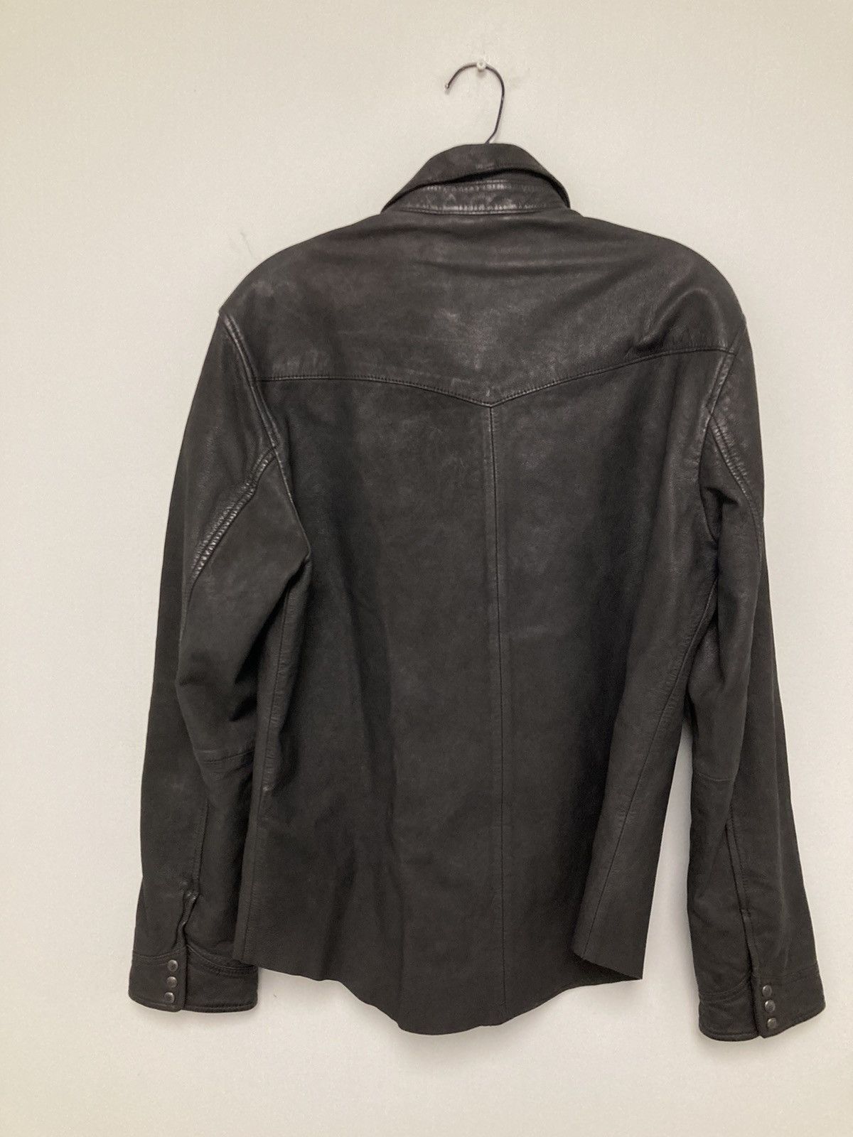 John Varvatos Mason shirt jacket. Leather 50 Size US M / EU 48-50 / 2 - 9 Thumbnail