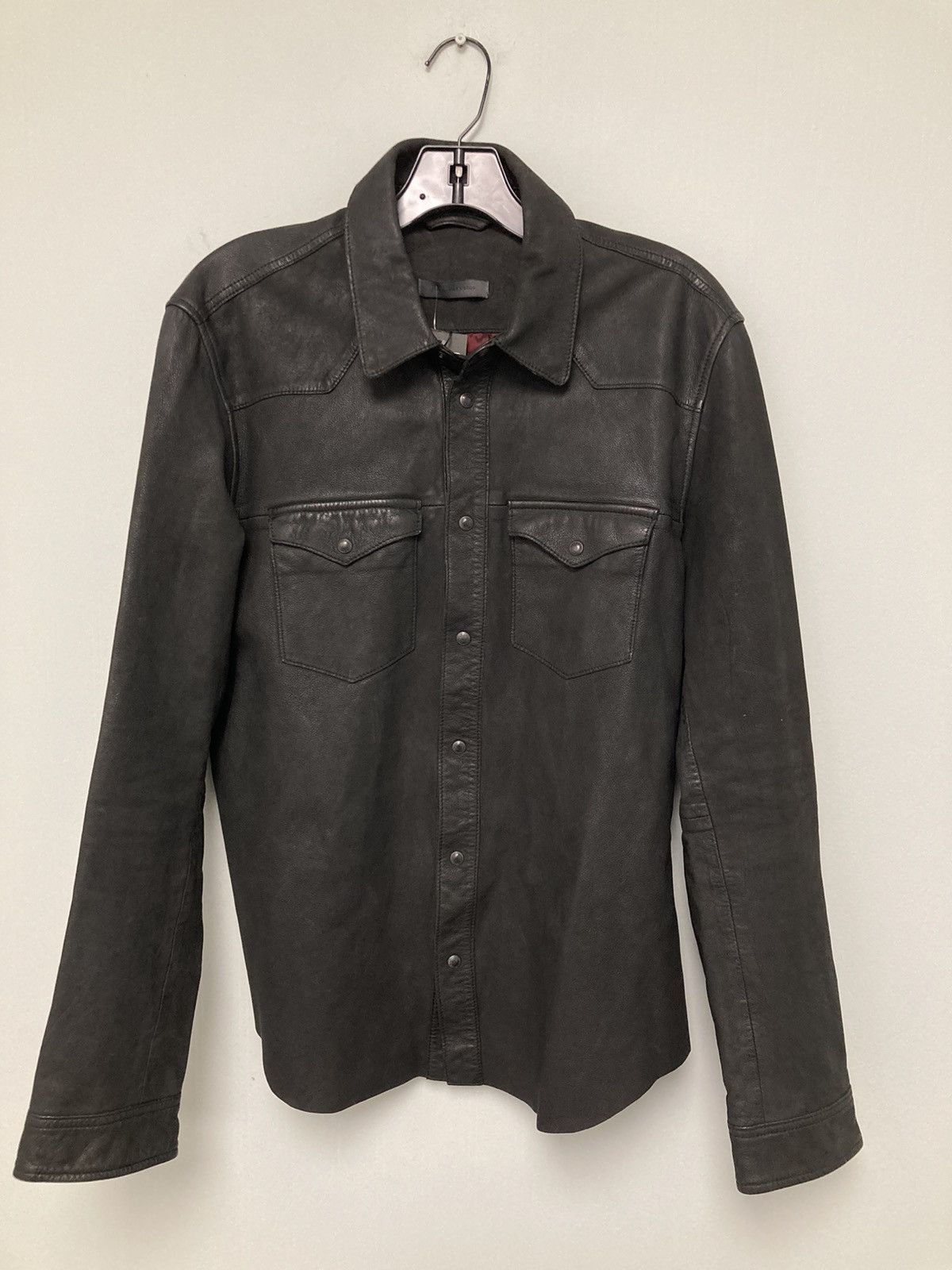 John Varvatos Mason shirt jacket. Leather 50 Size US M / EU 48-50 / 2 - 7 Thumbnail