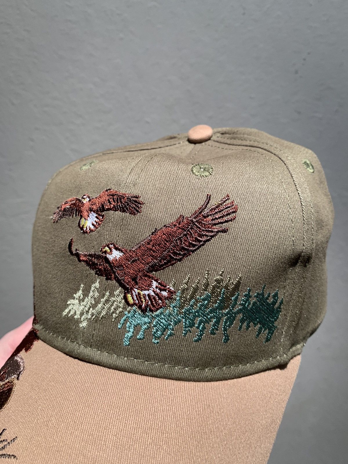 Vintage RARE* Vintage Polar USA Bald Eagle Embroidered Strapback Hat Size ONE SIZE - 3 Thumbnail