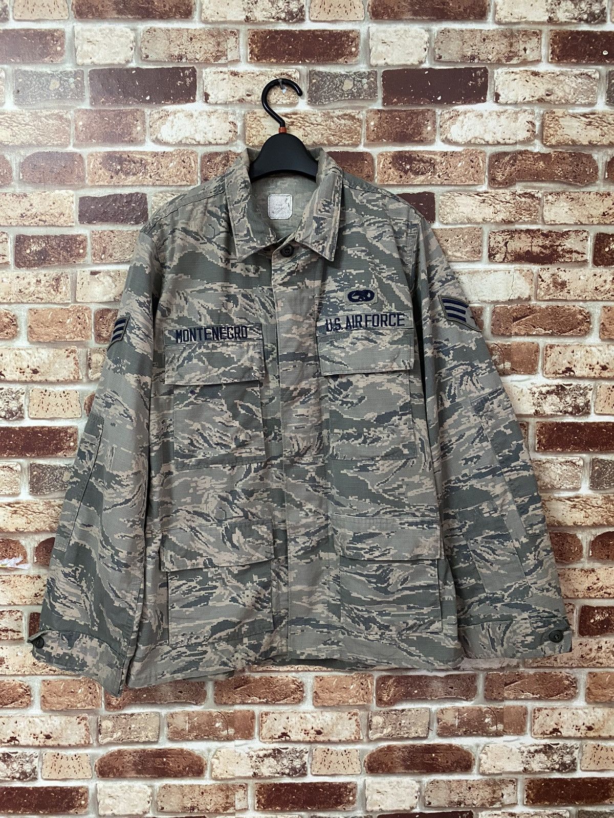 Vintage GK142 VINTAGE US AIR FORCE GARMENT MILITARY Size US M / EU 48-50 / 2 - 1 Thumbnail