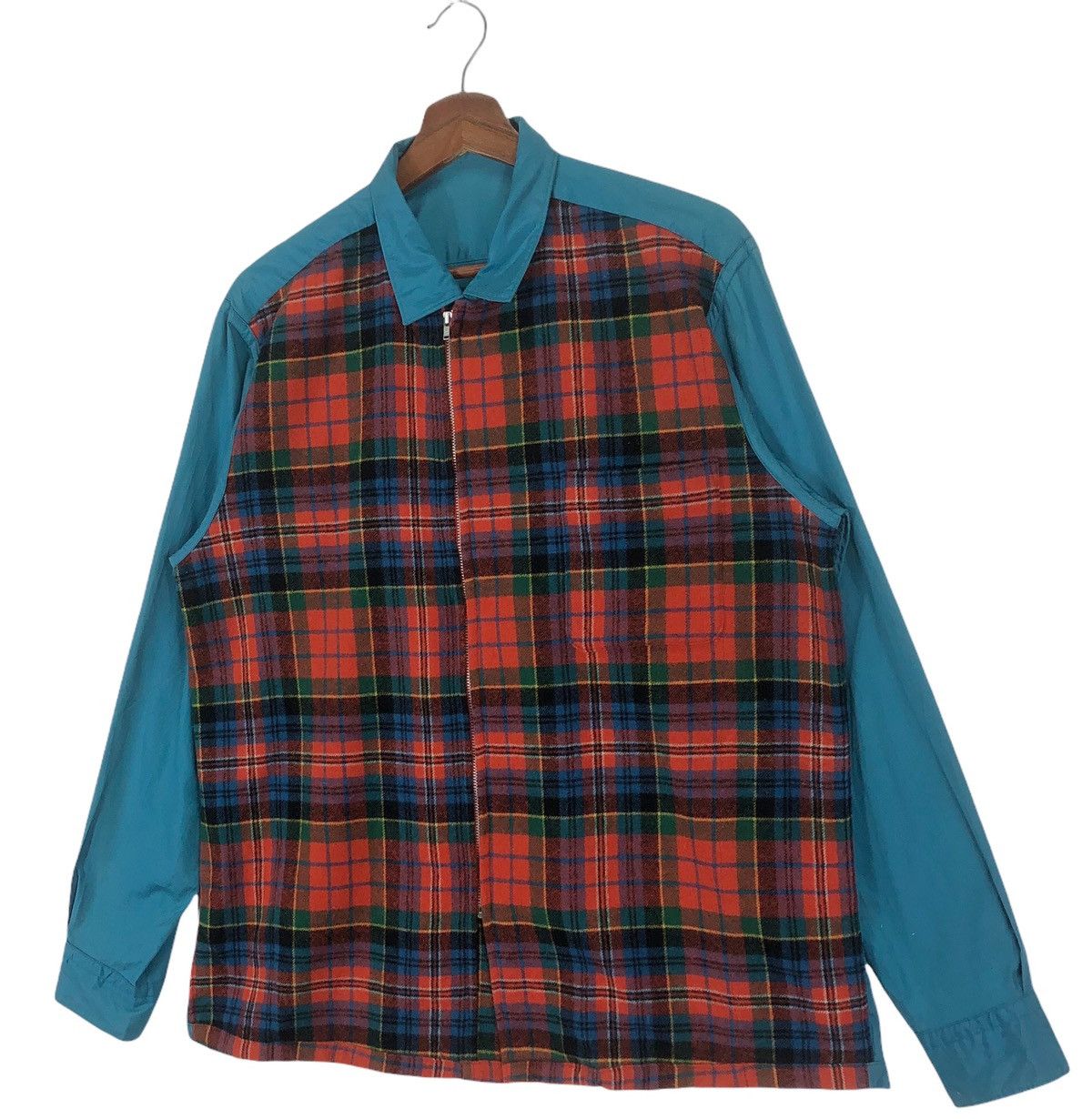 Comme des Garcons × Comme des Garcons Homme Plus × Junya Watanabe AD2001 CDG Comme Des Garcons St Amano Tartan Patchwork Shirt Size US M / EU 48-50 / 2 - 2 Thumbnail