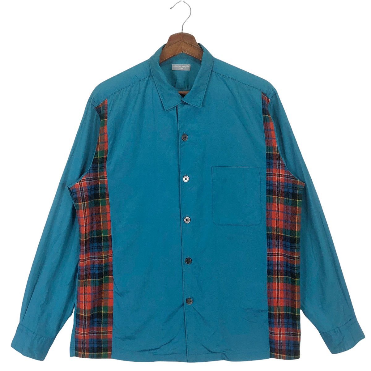 Comme des Garcons × Comme des Garcons Homme Plus × Junya Watanabe AD2001 CDG Comme Des Garcons St Amano Tartan Patchwork Shirt Size US M / EU 48-50 / 2 - 8 Thumbnail
