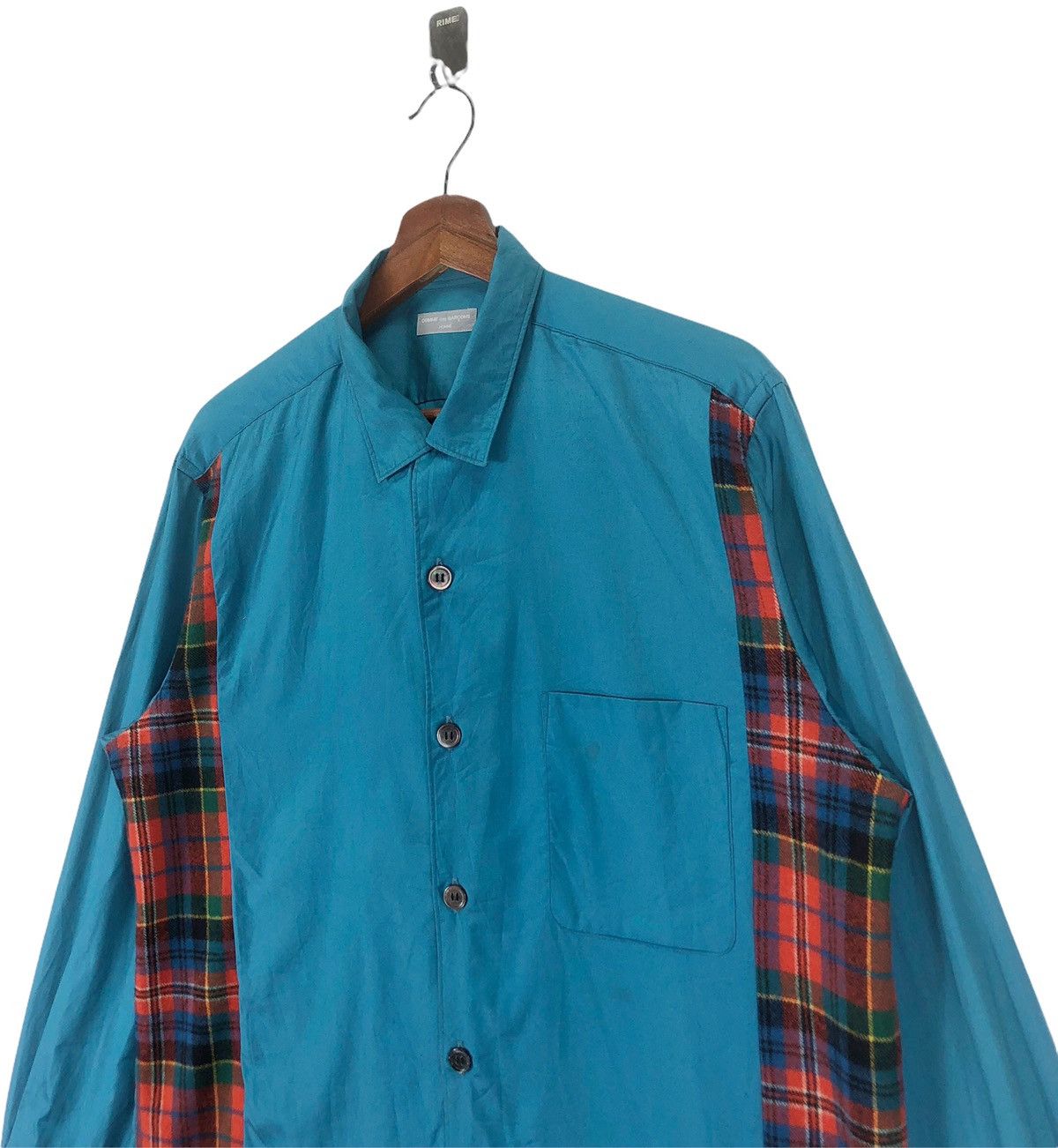 Comme des Garcons × Comme des Garcons Homme Plus × Junya Watanabe AD2001 CDG Comme Des Garcons St Amano Tartan Patchwork Shirt Size US M / EU 48-50 / 2 - 12 Thumbnail