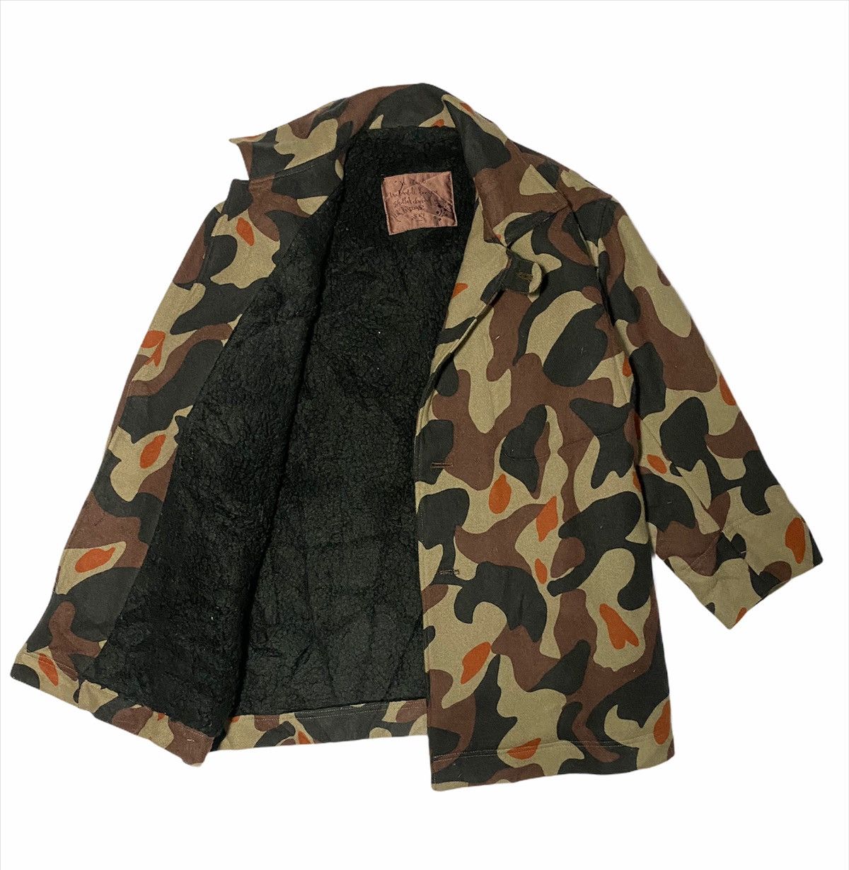 Japanese Brand Military Camouflage Wool Blanket Jacket Size US L / EU 52-54 / 3 - 2 Thumbnail