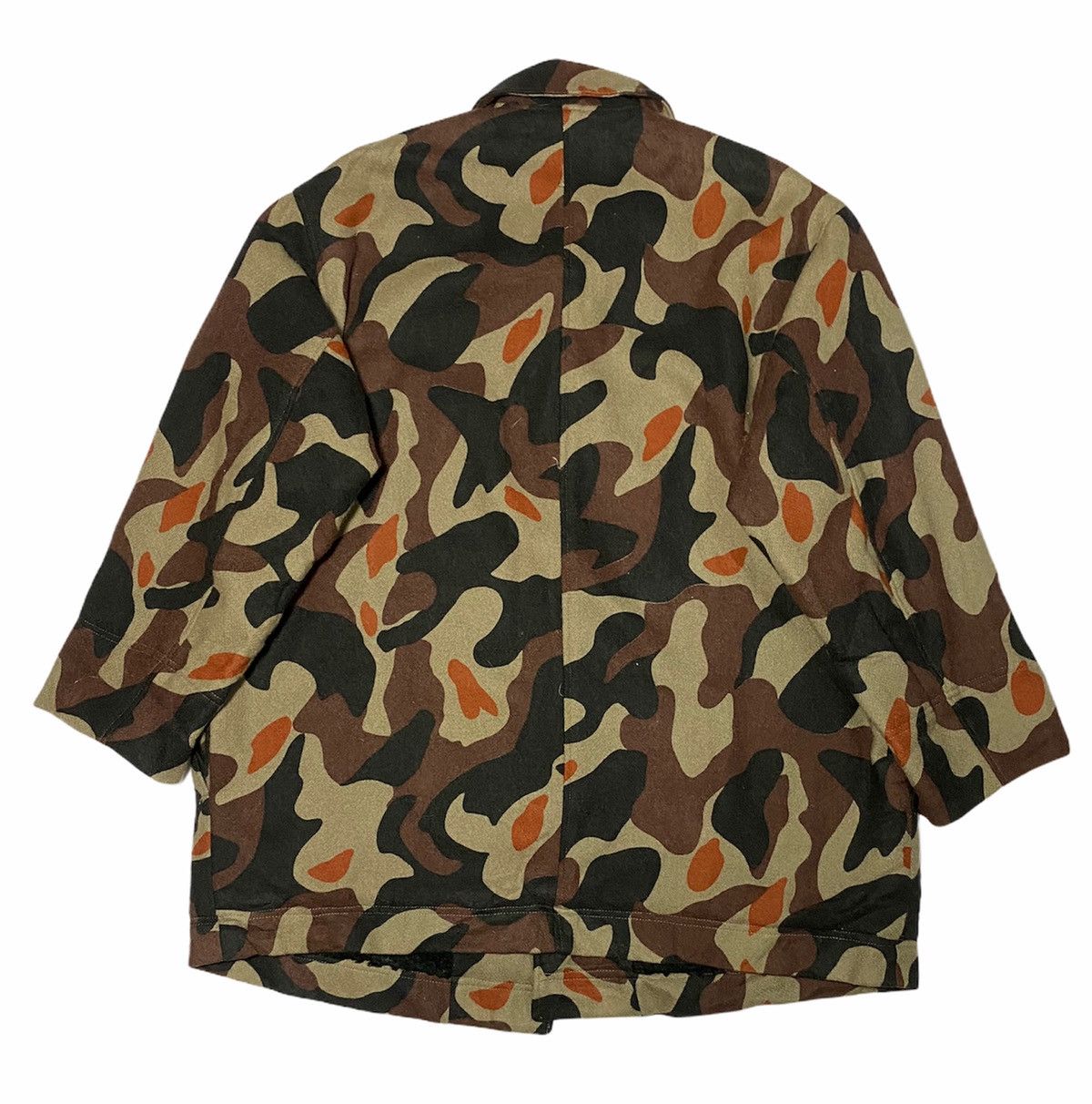 Japanese Brand Military Camouflage Wool Blanket Jacket Size US L / EU 52-54 / 3 - 3 Thumbnail