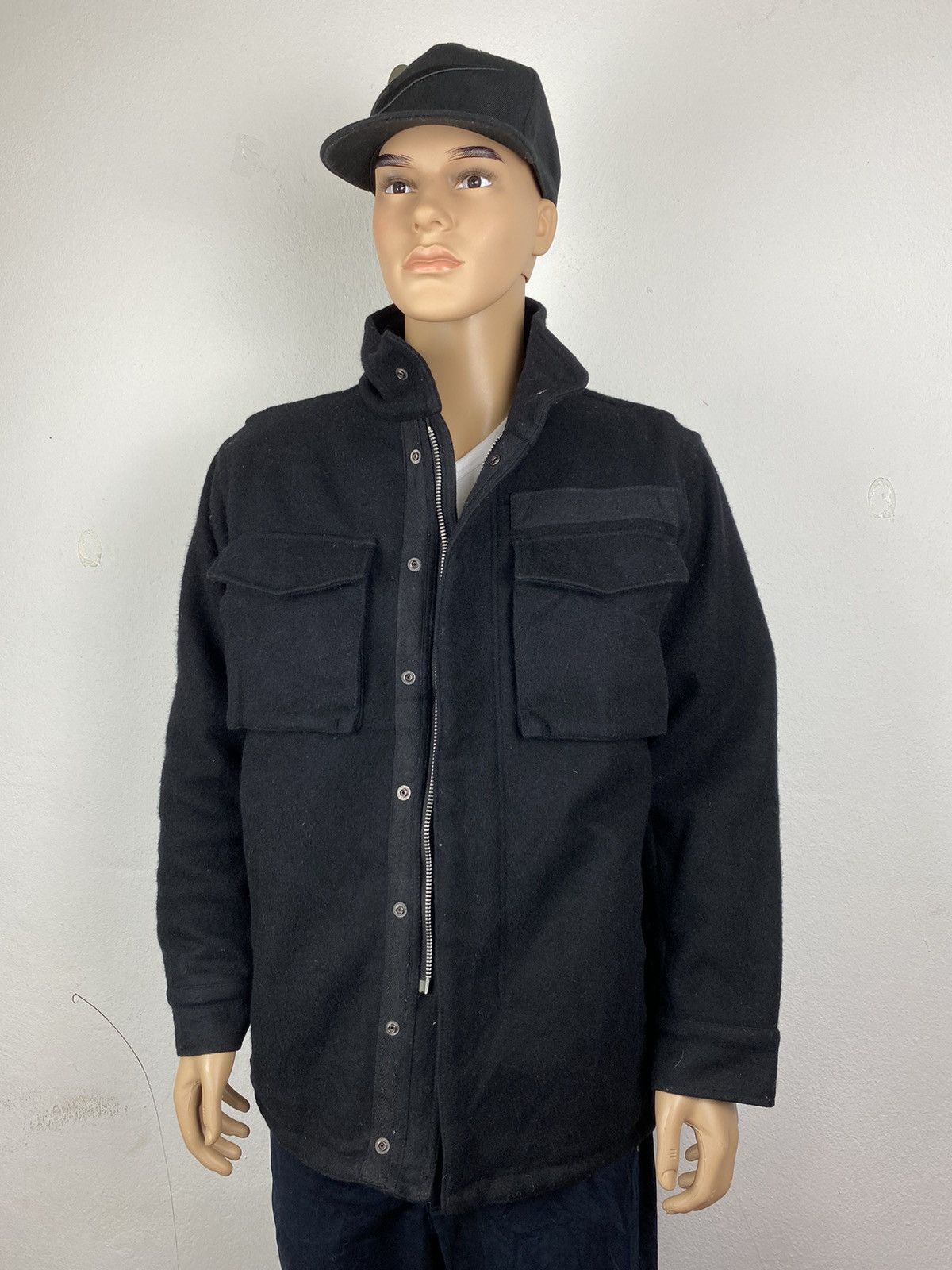 Stussy 🔥STUSSY WOOL MILITARY JACKET/ MULTIPOCKET Size US M / EU 48-50 / 2 - 7 Thumbnail