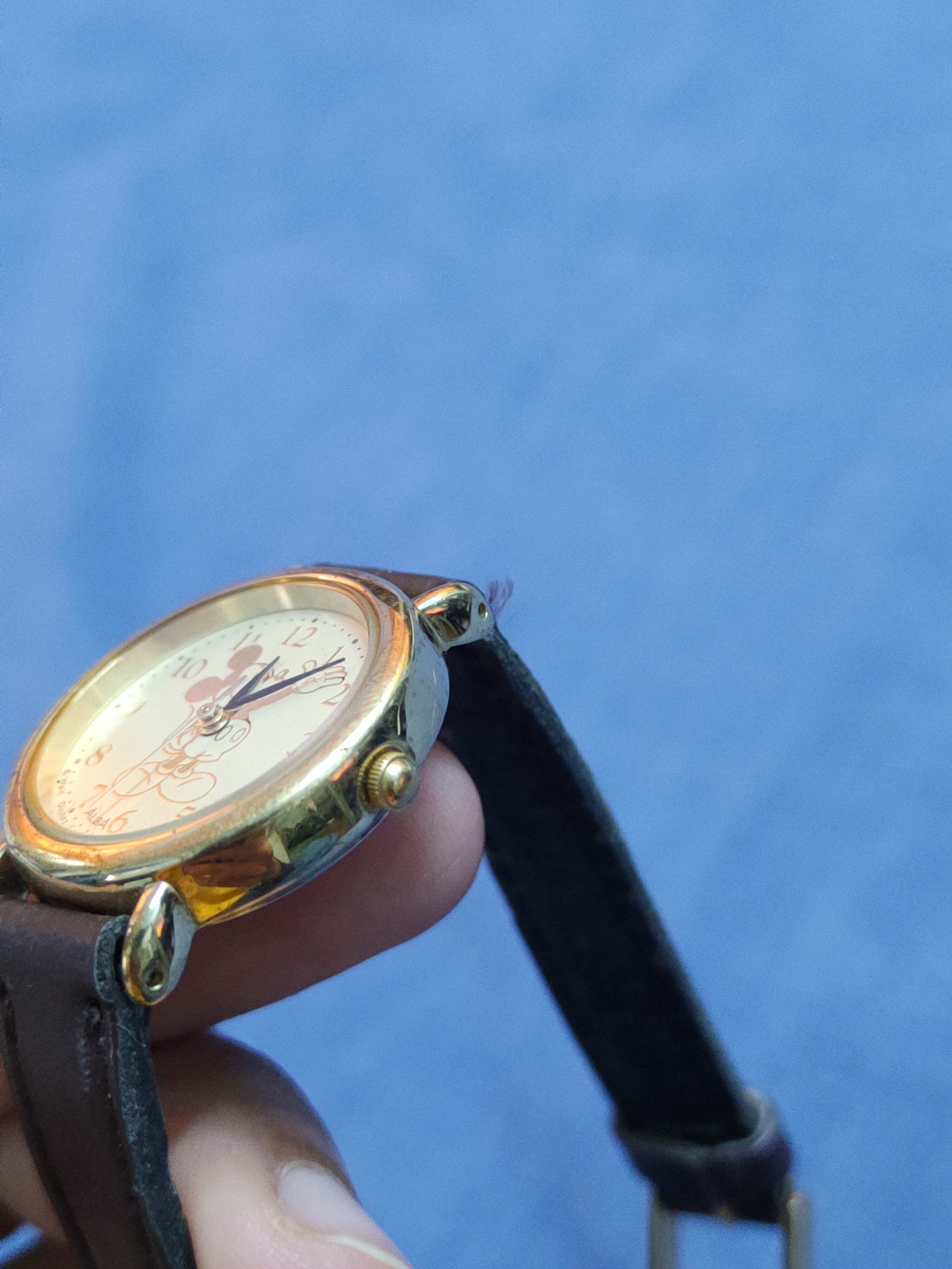 ALBA × Mickey Mouse × Vintage Alba Analog-Mickey Mouse Brown vintage Watch #J048S Size ONE SIZE - 4 Thumbnail