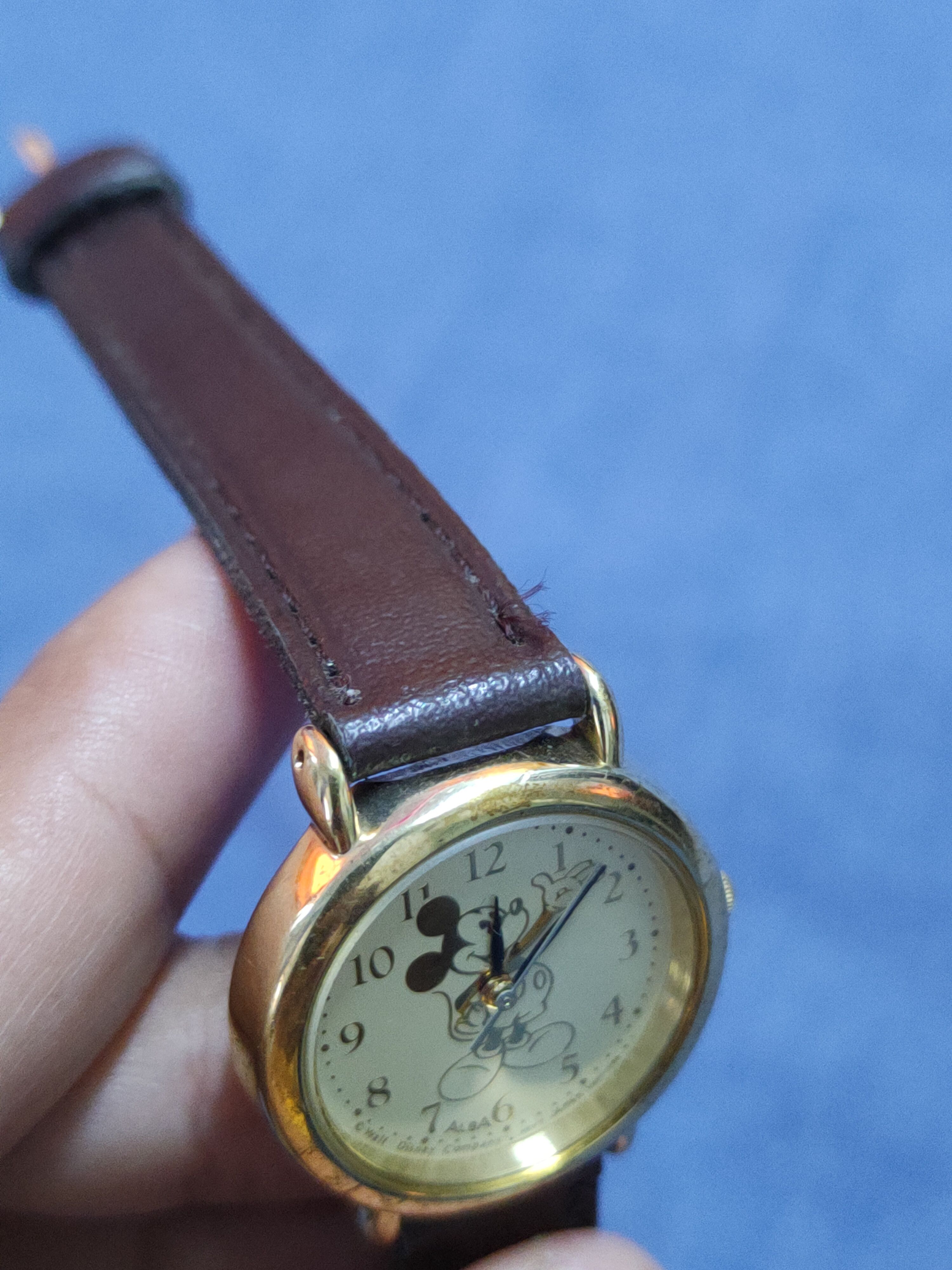 ALBA × Mickey Mouse × Vintage Alba Analog-Mickey Mouse Brown vintage Watch #J048S Size ONE SIZE - 2 Thumbnail