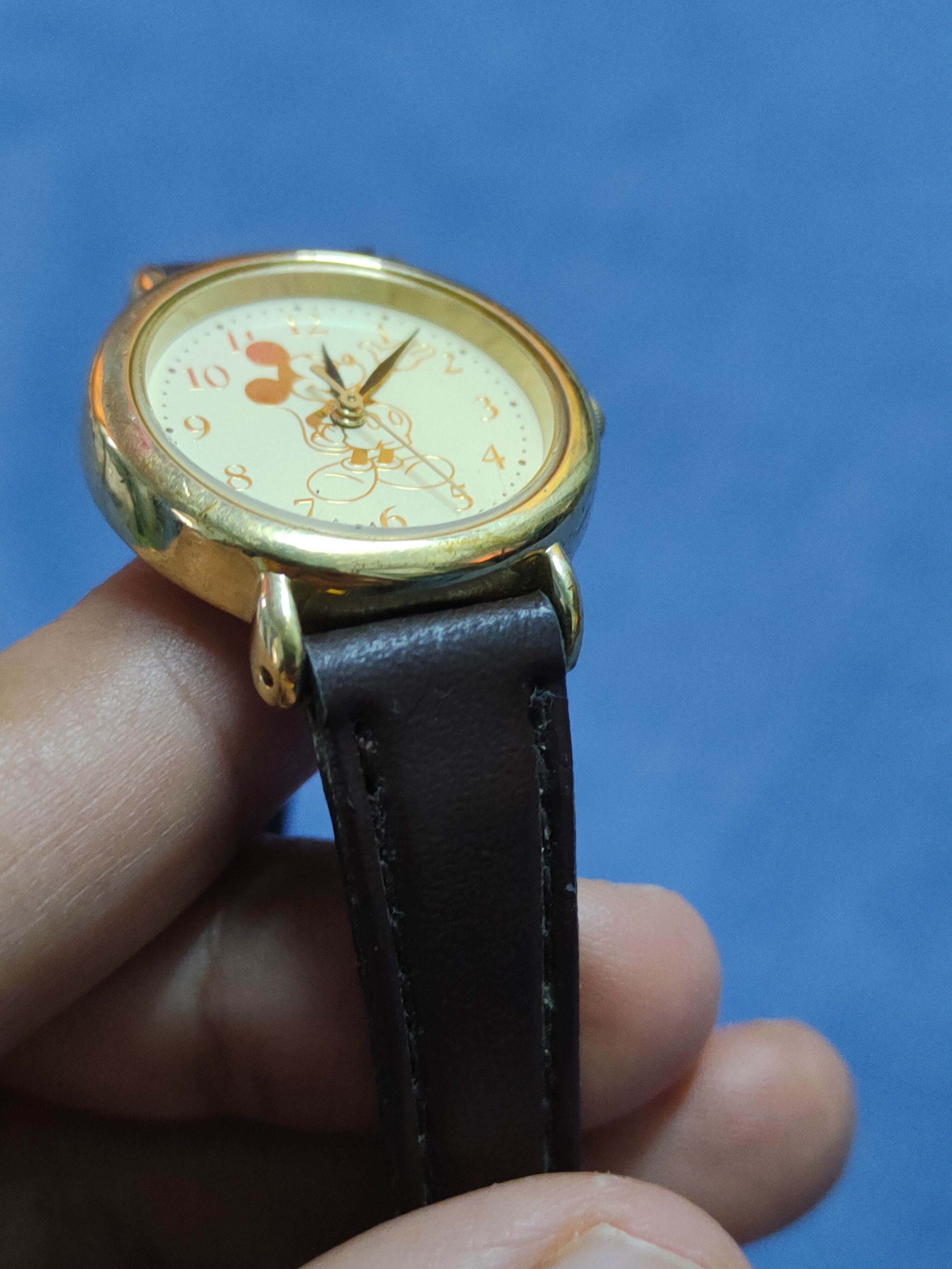 ALBA × Mickey Mouse × Vintage Alba Analog-Mickey Mouse Brown vintage Watch #J048S Size ONE SIZE - 5 Thumbnail
