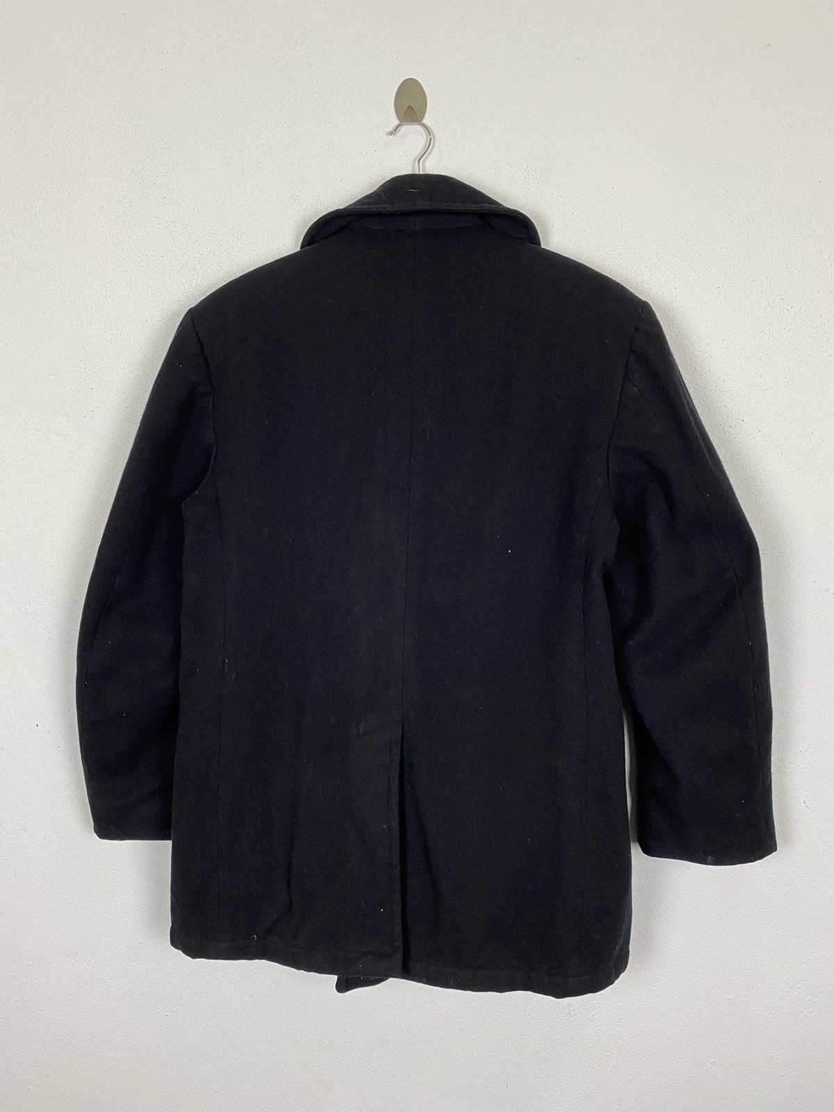 Vintage GK146 VINTAGE DSCP NAVY DOUBLE BREAST PEA COAT Size US M / EU 48-50 / 2 - 6 Thumbnail