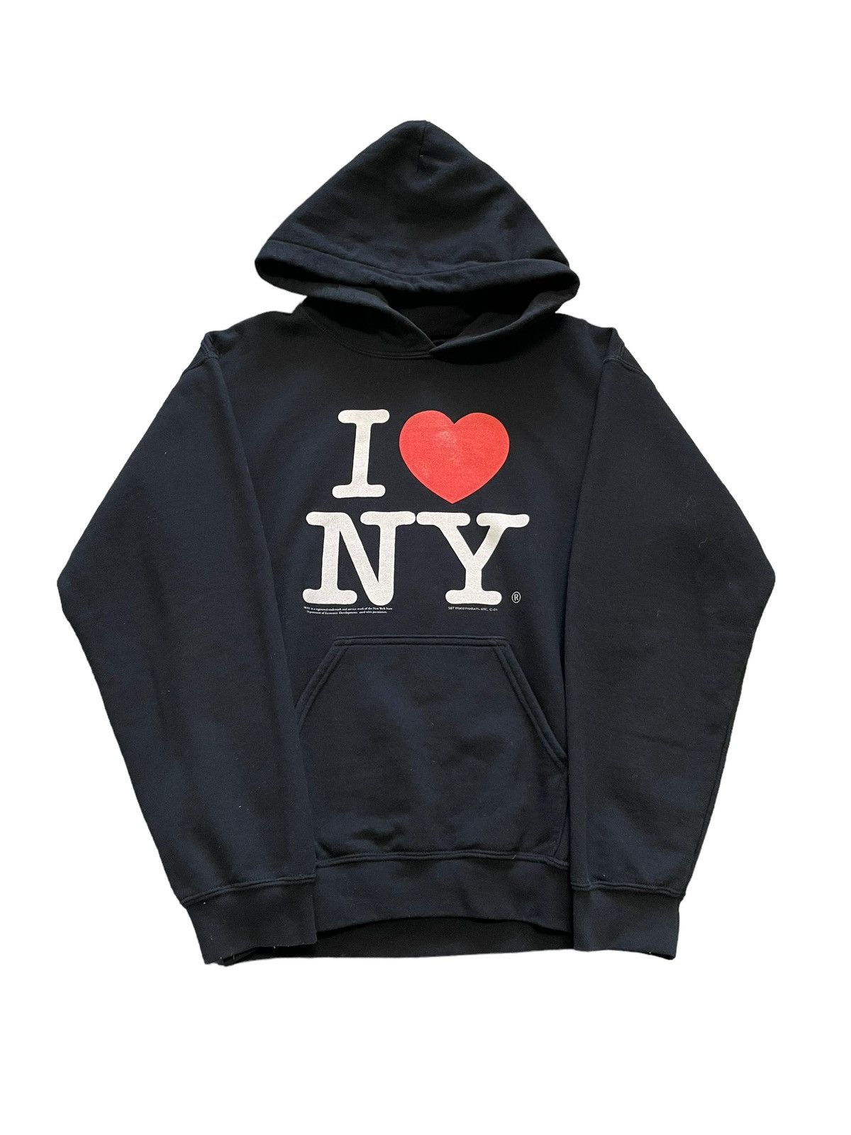 Japanese Brand I <3 NY Hoodie vintage y2k boxy dark navy Size US S / EU 44-46 / 1 - 1 Thumbnail