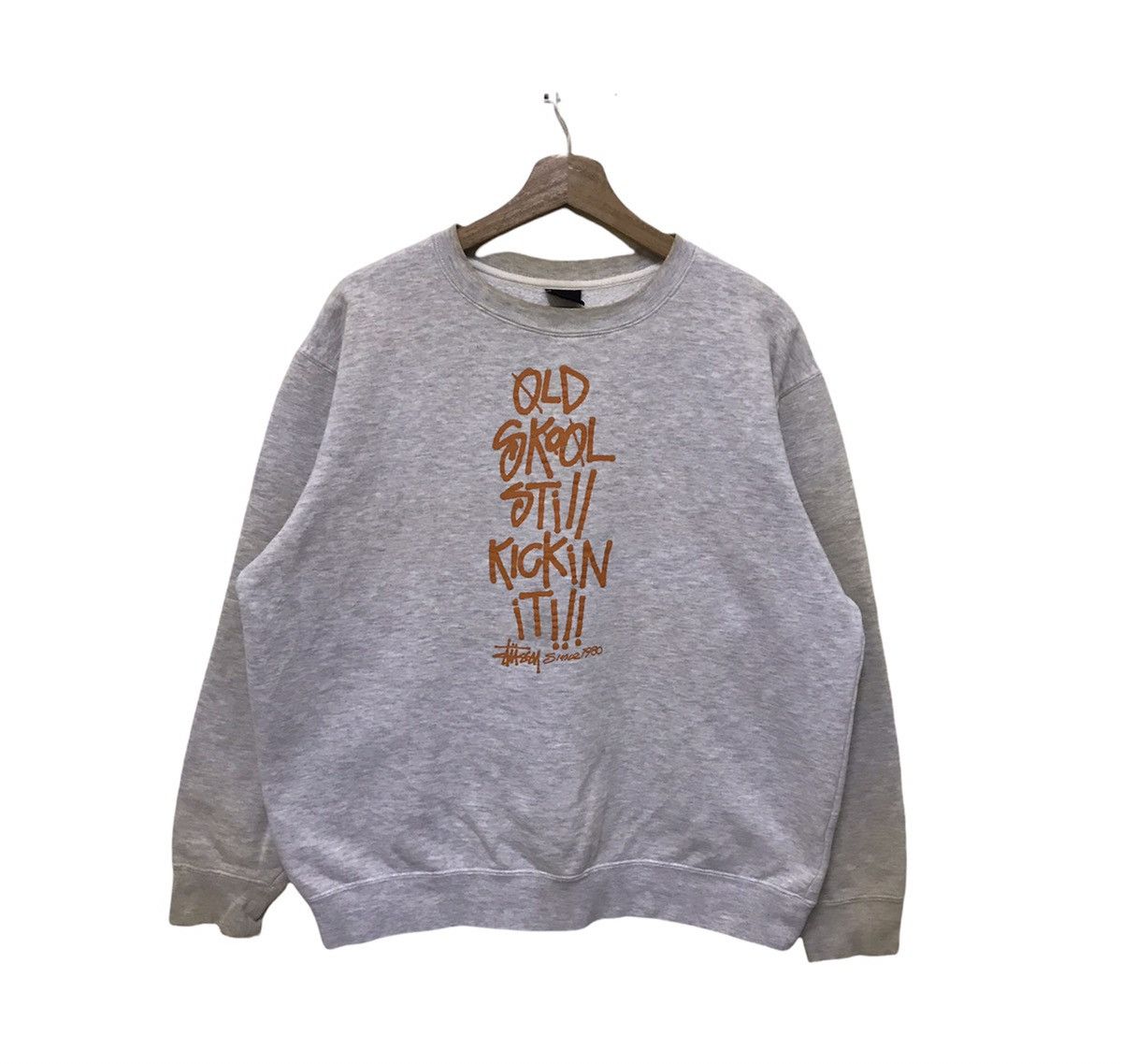 Stussy Stussy Sweatshirt Crewneck Big Spellout Size US L / EU 52-54 / 3 - 1 Thumbnail