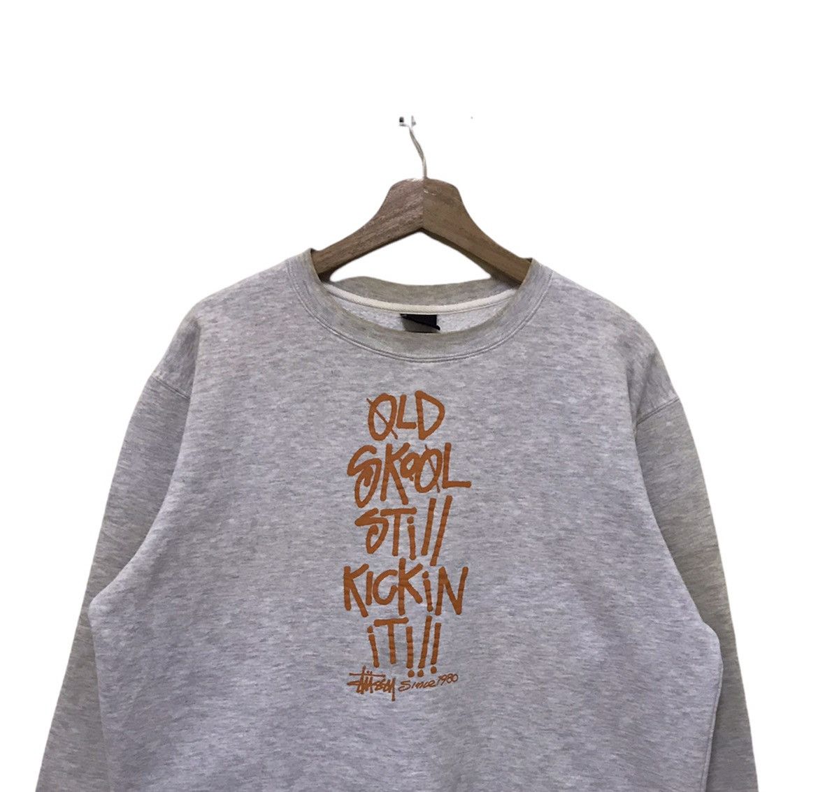 Stussy Stussy Sweatshirt Crewneck Big Spellout Size US L / EU 52-54 / 3 - 2 Thumbnail