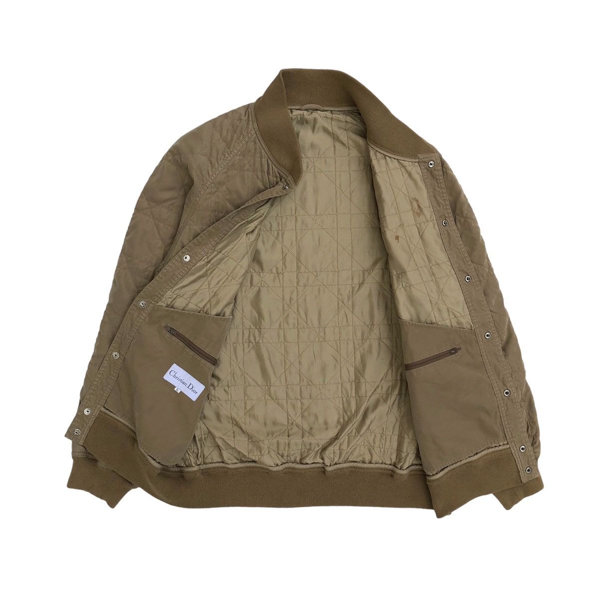Christian Dior Monsieur Vintage Christian Dior Quilted Bomber Jacket Size US L / EU 52-54 / 3 - 3 Thumbnail