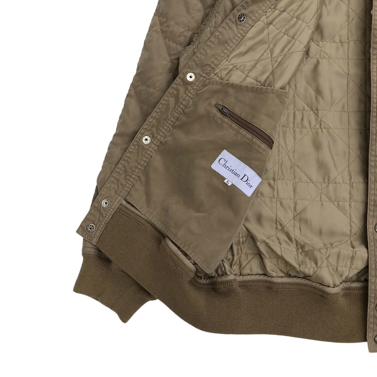 Christian Dior Monsieur Vintage Christian Dior Quilted Bomber Jacket Size US L / EU 52-54 / 3 - 13 Thumbnail