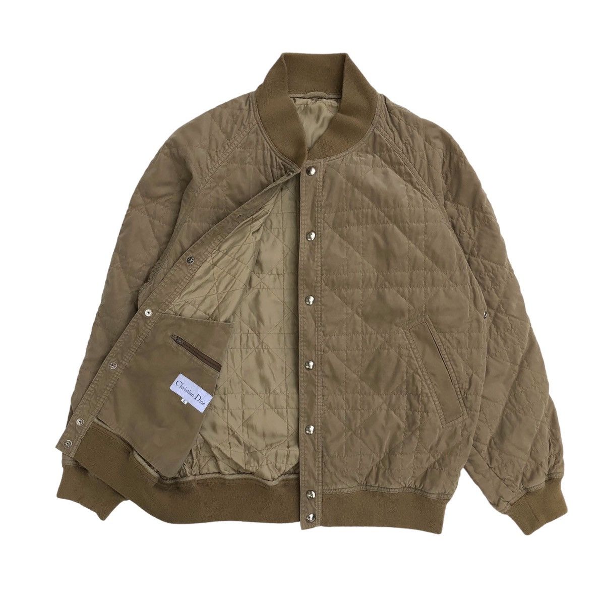 Christian Dior Monsieur Vintage Christian Dior Quilted Bomber Jacket Size US L / EU 52-54 / 3 - 1 Thumbnail