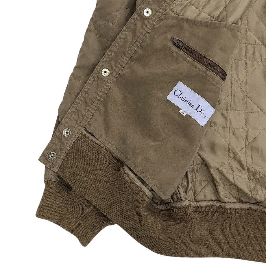 Christian Dior Monsieur Vintage Christian Dior Quilted Bomber Jacket Size US L / EU 52-54 / 3 - 14 Thumbnail