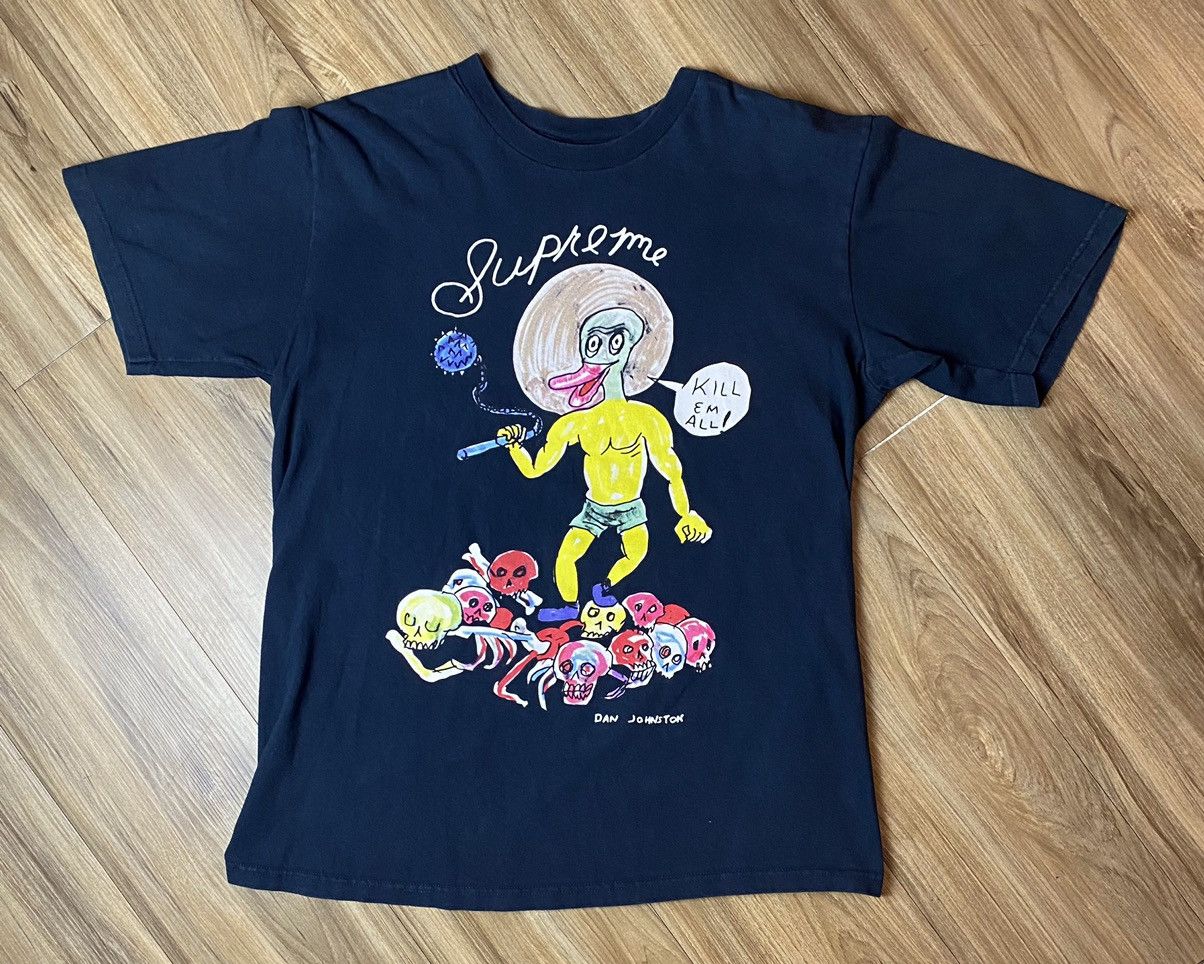 Supreme Supreme Daniel Johnston Kill Em All Tee | Grailed