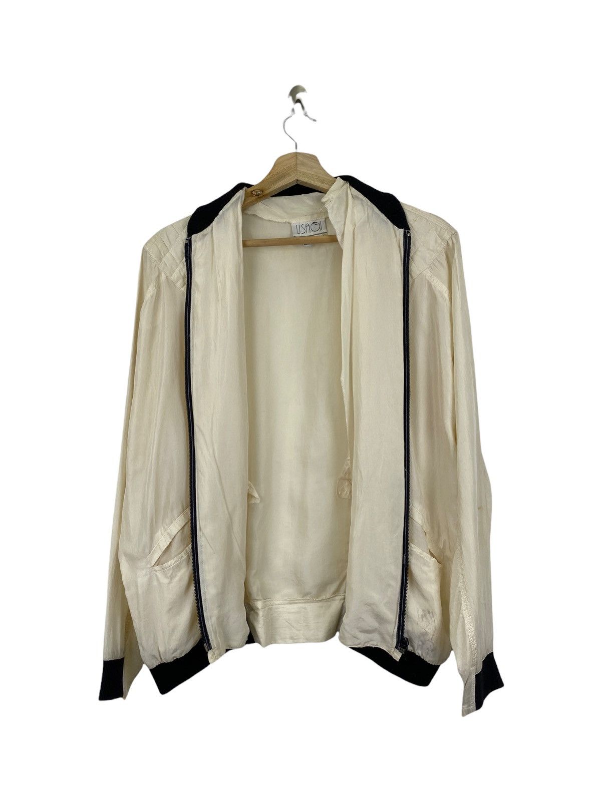 Japanese Brand × SikSilk × Vintage 🔥Vintage Usagi silk jacket Size US M / EU 48-50 / 2 - 3 Thumbnail