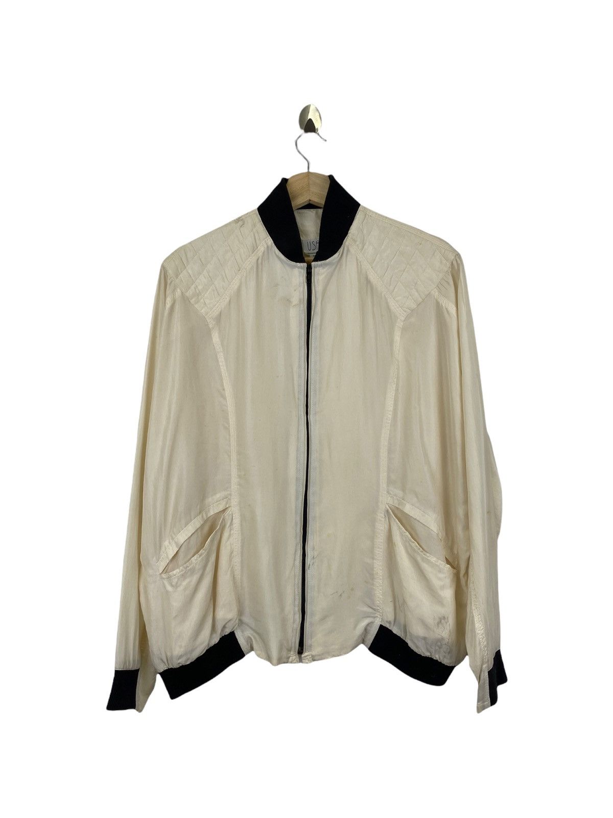 Japanese Brand × SikSilk × Vintage 🔥Vintage Usagi silk jacket Size US M / EU 48-50 / 2 - 1 Thumbnail