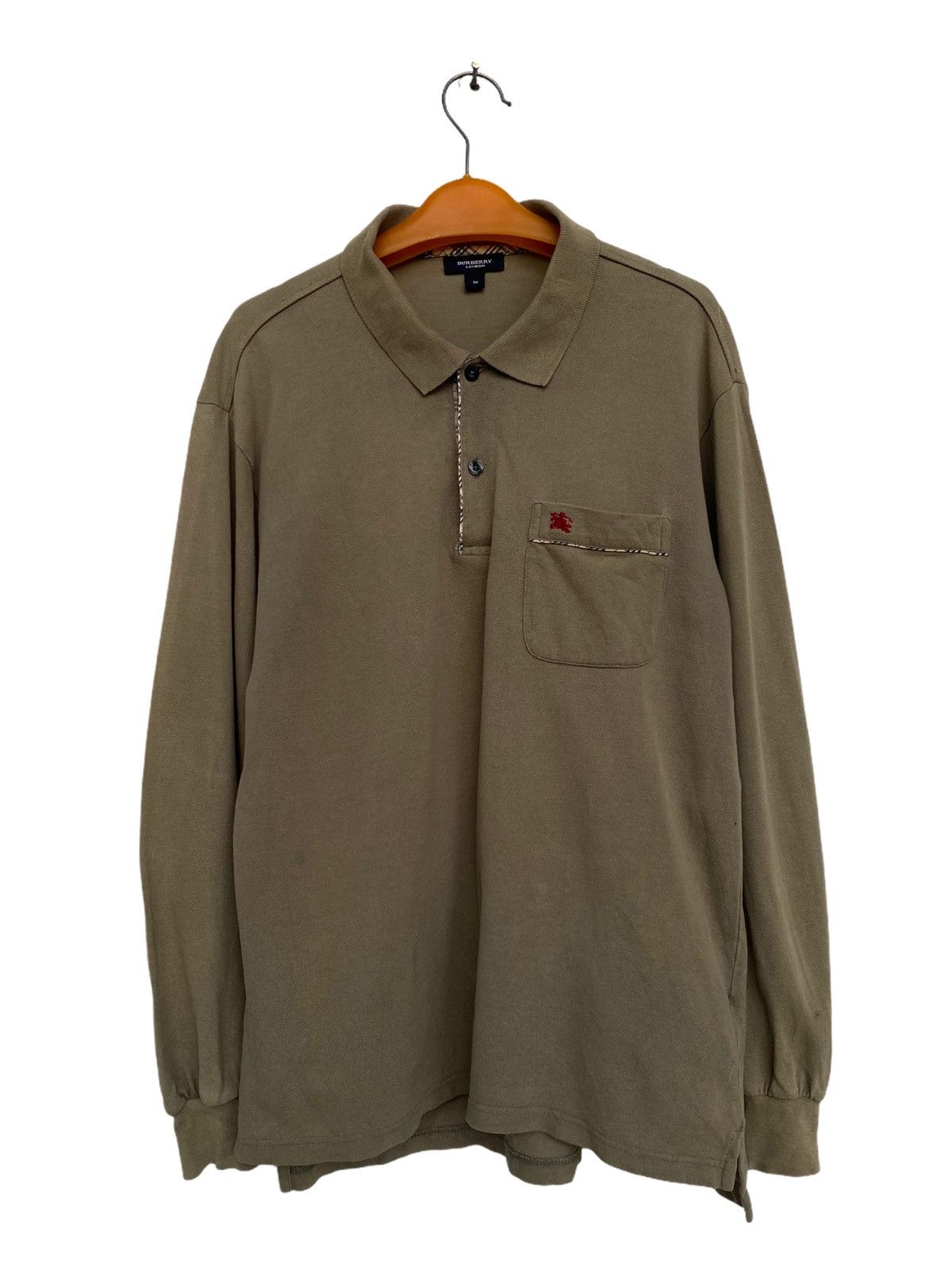 Burberry BURBERRY LONDON POLO LONG SLEEVE SHIRT Size US M / EU 48-50 / 2 - 1 Thumbnail