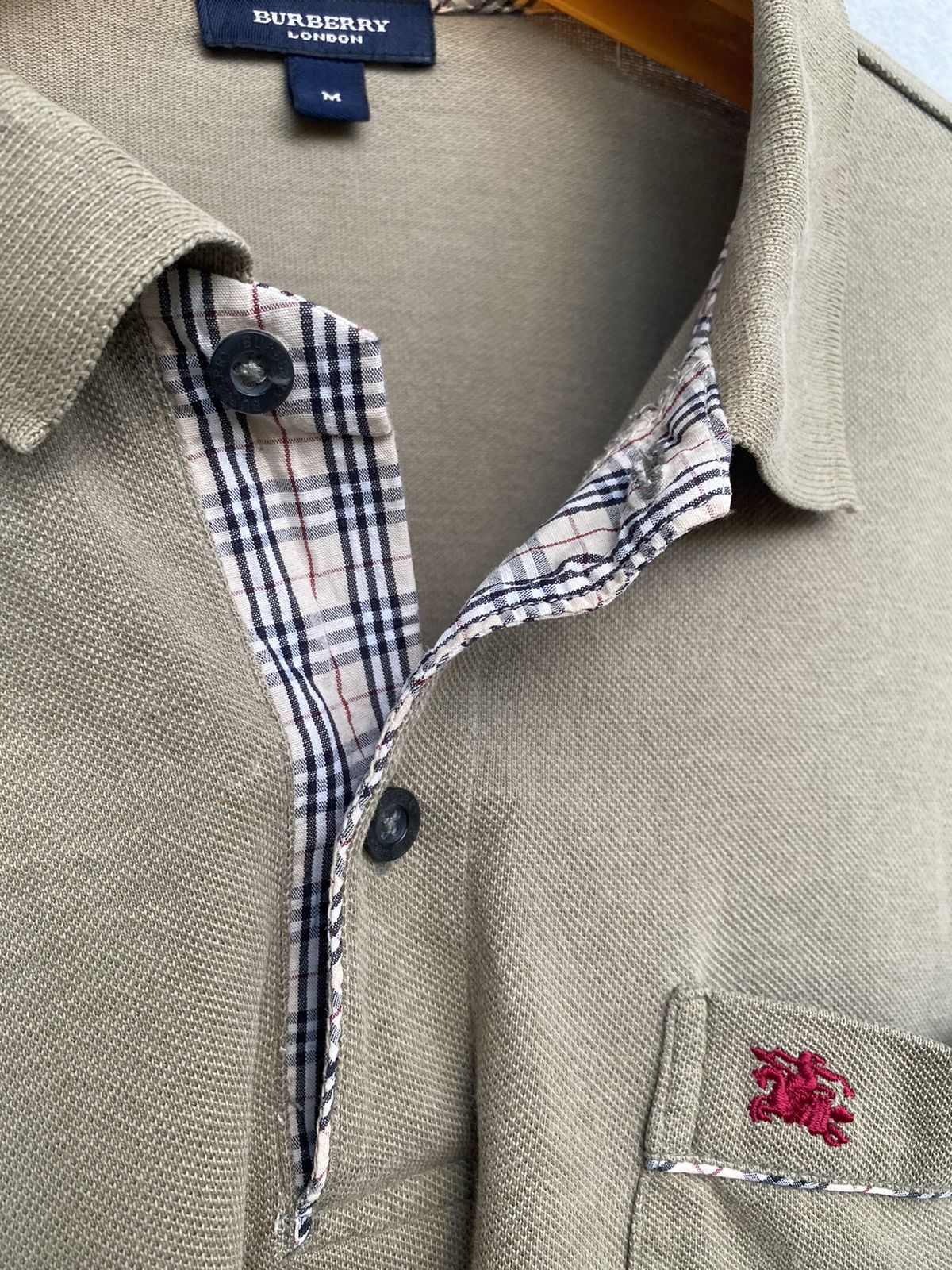 Burberry BURBERRY LONDON POLO LONG SLEEVE SHIRT Size US M / EU 48-50 / 2 - 6 Thumbnail