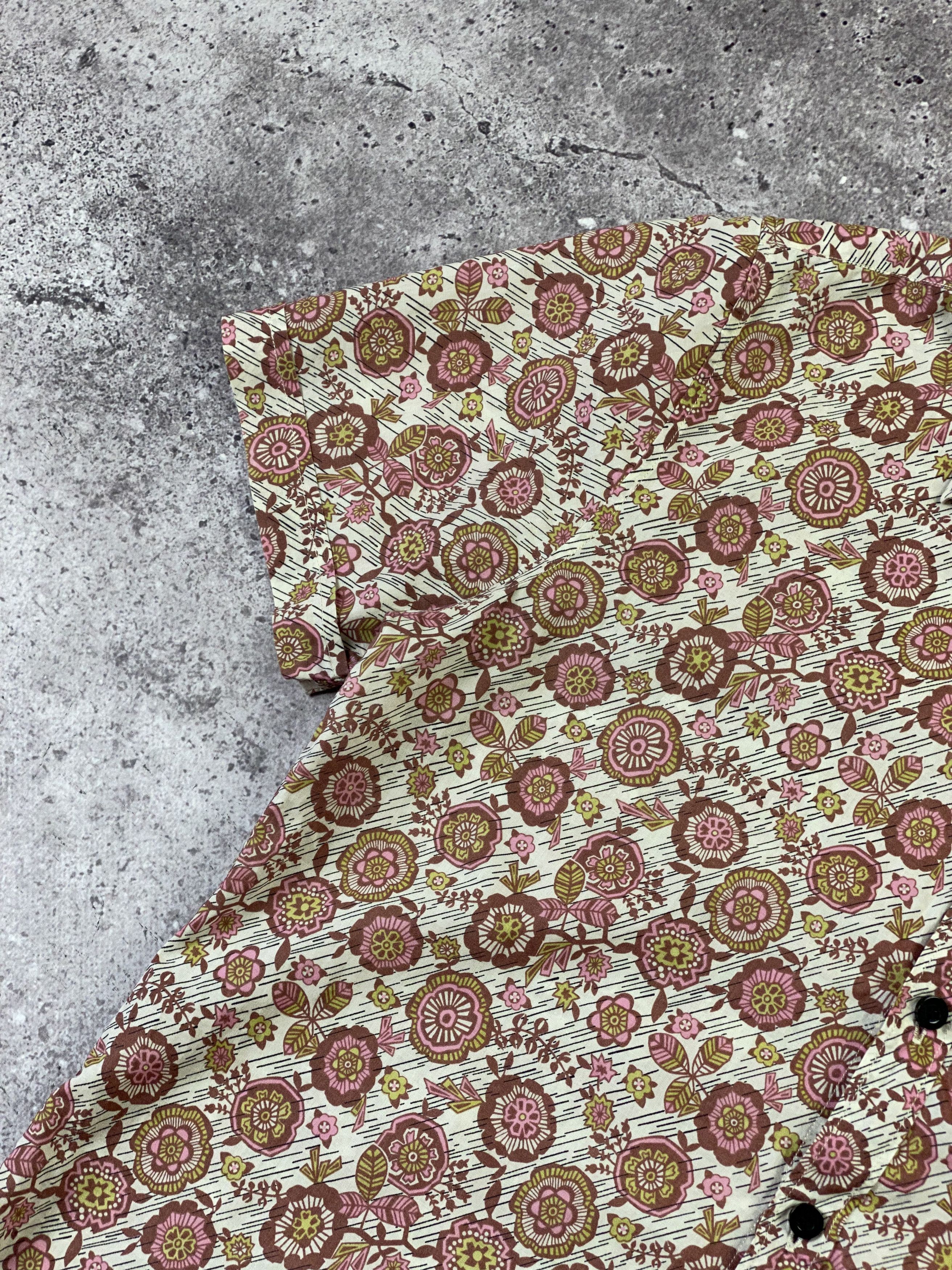 Etro × Vintage Etro Floral Pattern Short Sleeve Summer Shirt Size US L / EU 52-54 / 3 - 4 Thumbnail