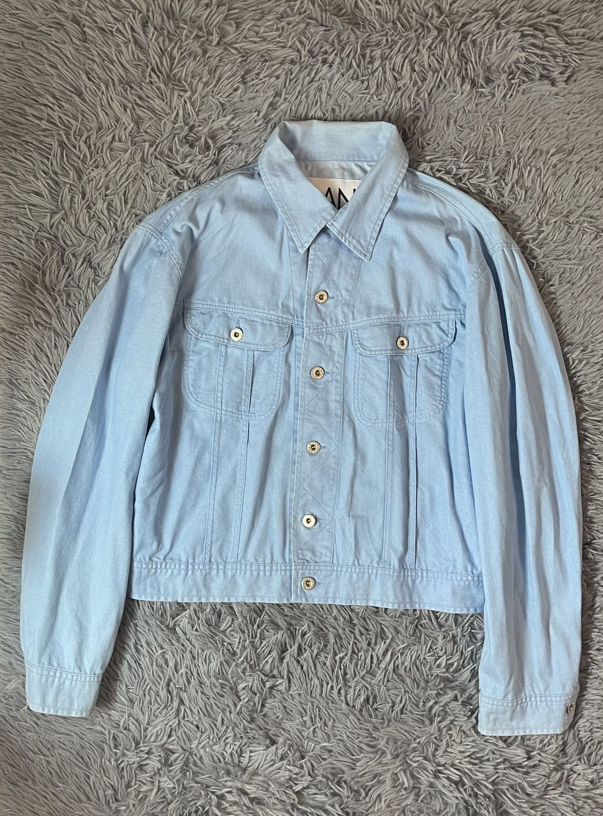 Dolce & Gabbana × Vintage Dolce & Gabbana J&ans aquamarine blue denim jacket Size XL / US 12-14 / IT 48-50 - 2 Thumbnail