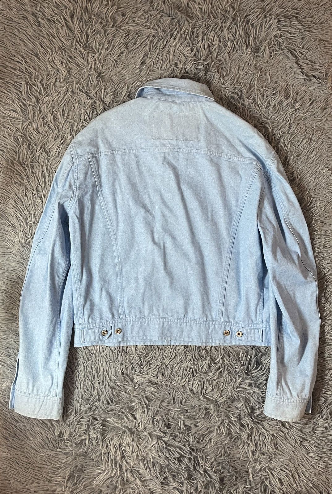 Dolce & Gabbana × Vintage Dolce & Gabbana J&ans aquamarine blue denim jacket Size XL / US 12-14 / IT 48-50 - 9 Thumbnail