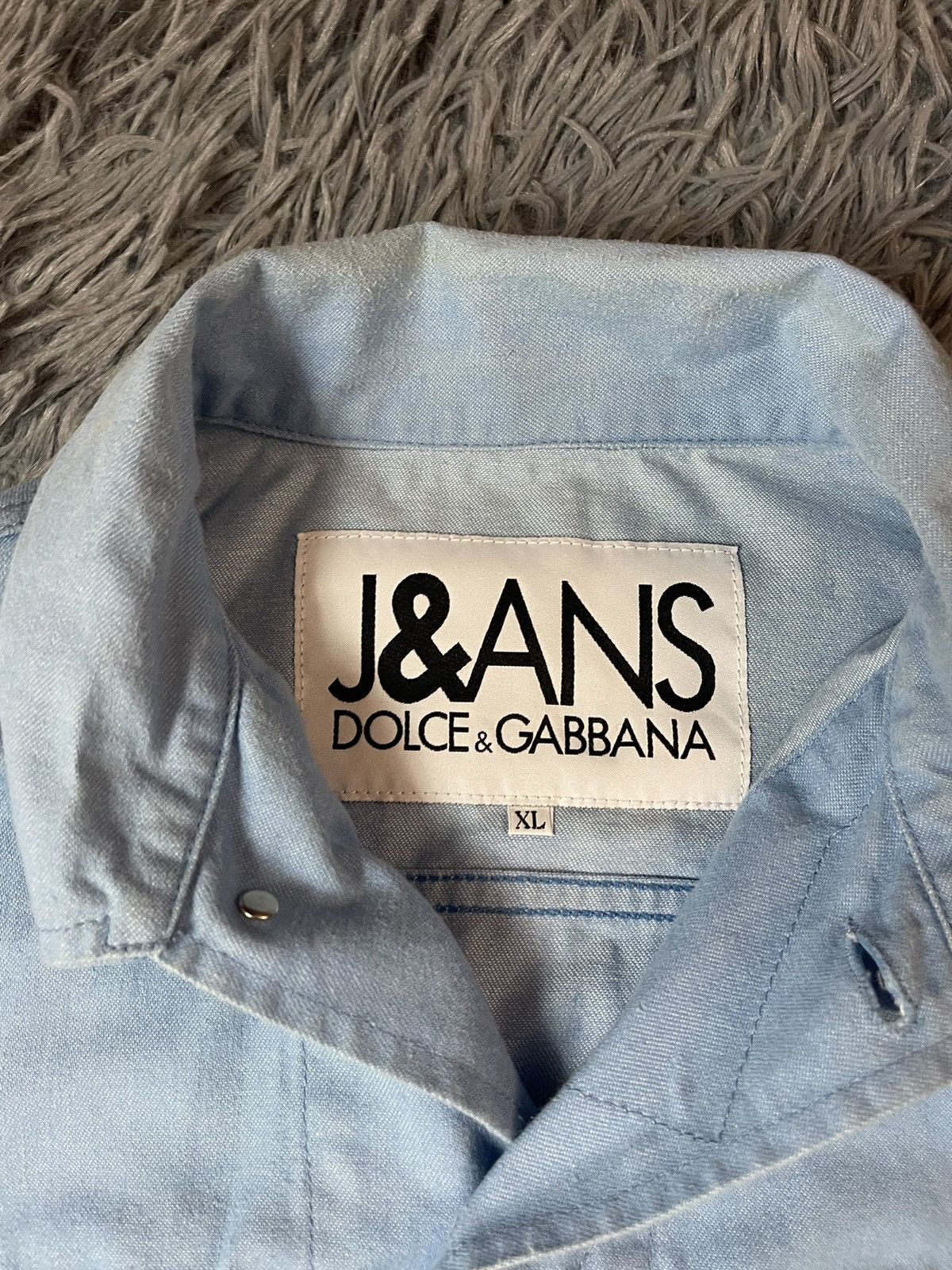 Dolce & Gabbana × Vintage Dolce & Gabbana J&ans aquamarine blue denim jacket Size XL / US 12-14 / IT 48-50 - 5 Thumbnail