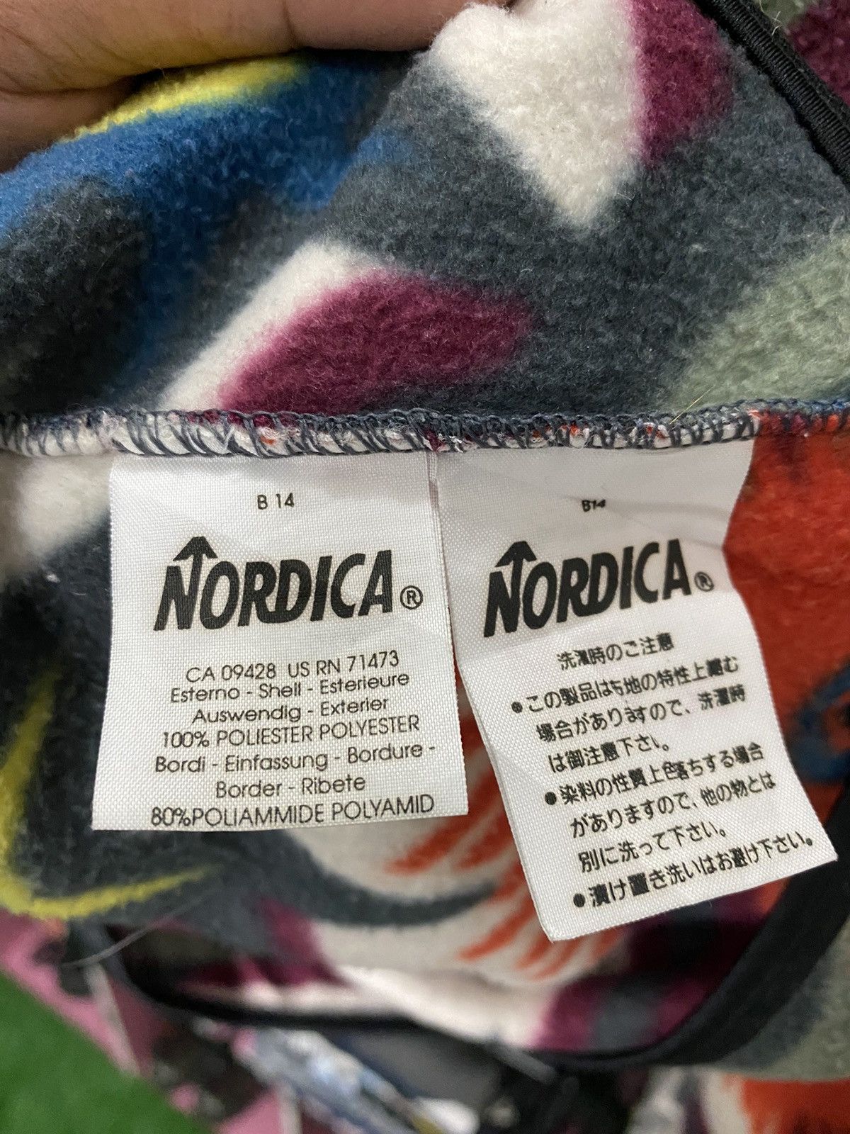 Sports Specialties Nordica made italy printed fleece hoodie Size US M / EU 48-50 / 2 - 9 Thumbnail