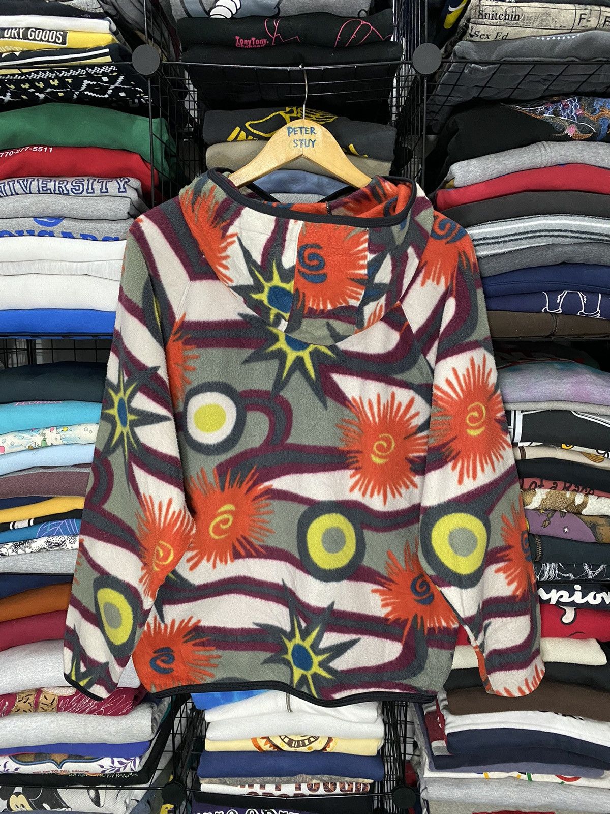 Sports Specialties Nordica made italy printed fleece hoodie Size US M / EU 48-50 / 2 - 2 Thumbnail