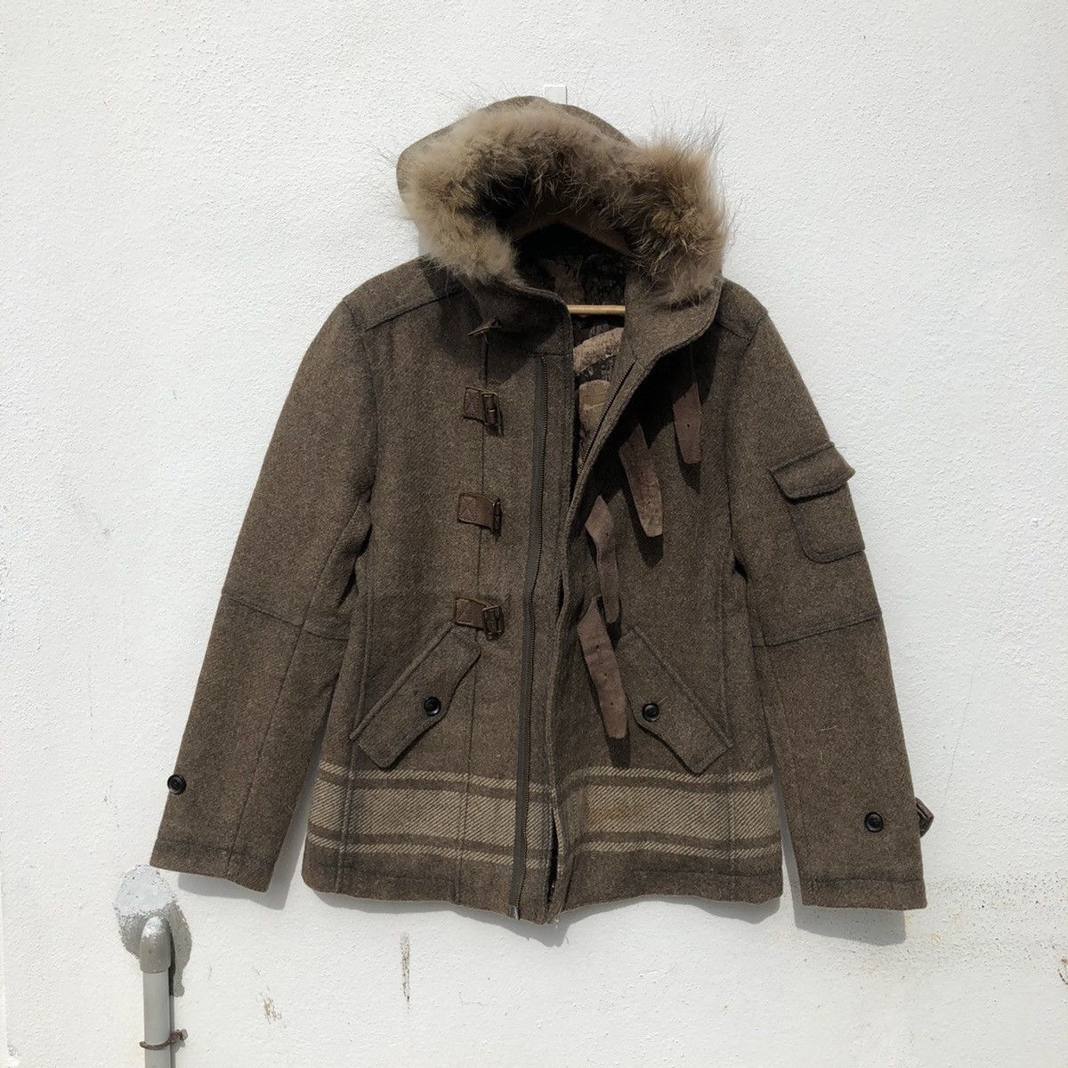 Issey Miyake MINK FUR HOODIE CAMO DESIGN BY TETE HOMME ISSEY MIYAKE Size US M / EU 48-50 / 2 - 14 Thumbnail