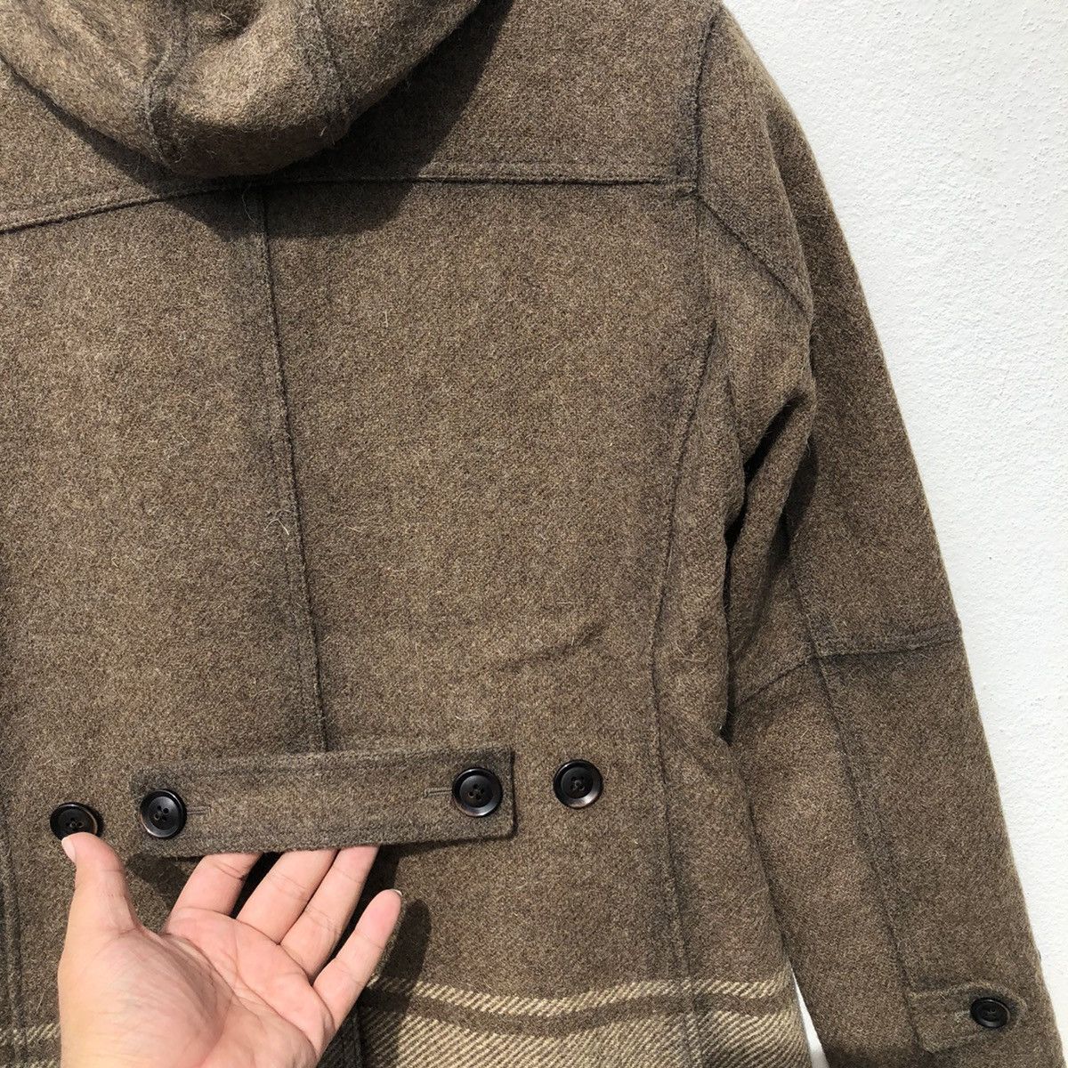 Issey Miyake MINK FUR HOODIE CAMO DESIGN BY TETE HOMME ISSEY MIYAKE Size US M / EU 48-50 / 2 - 11 Thumbnail