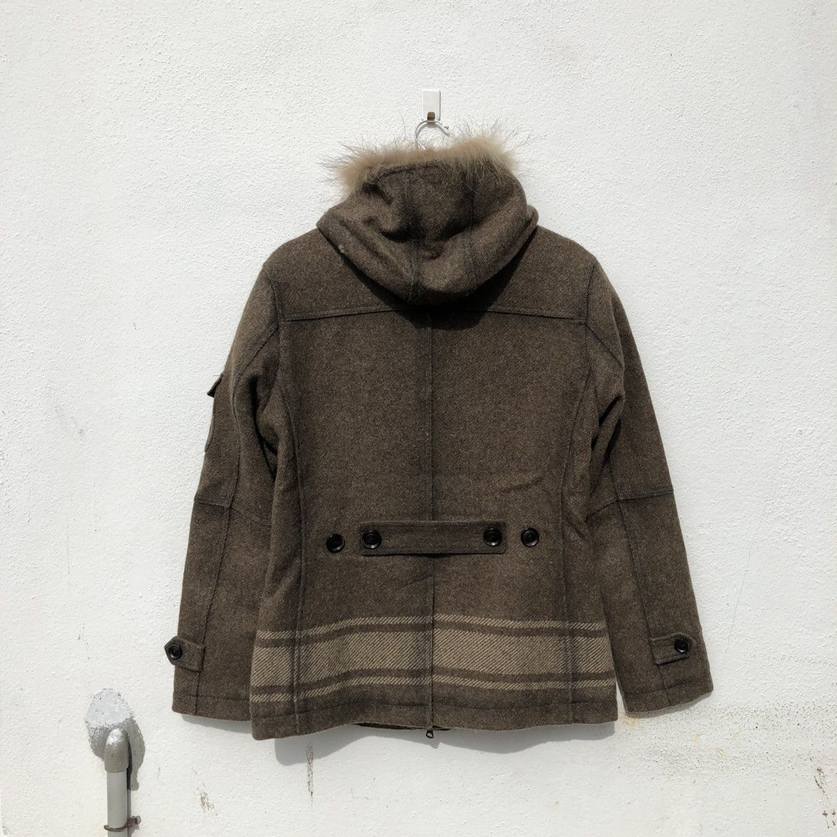 Issey Miyake MINK FUR HOODIE CAMO DESIGN BY TETE HOMME ISSEY MIYAKE Size US M / EU 48-50 / 2 - 9 Thumbnail