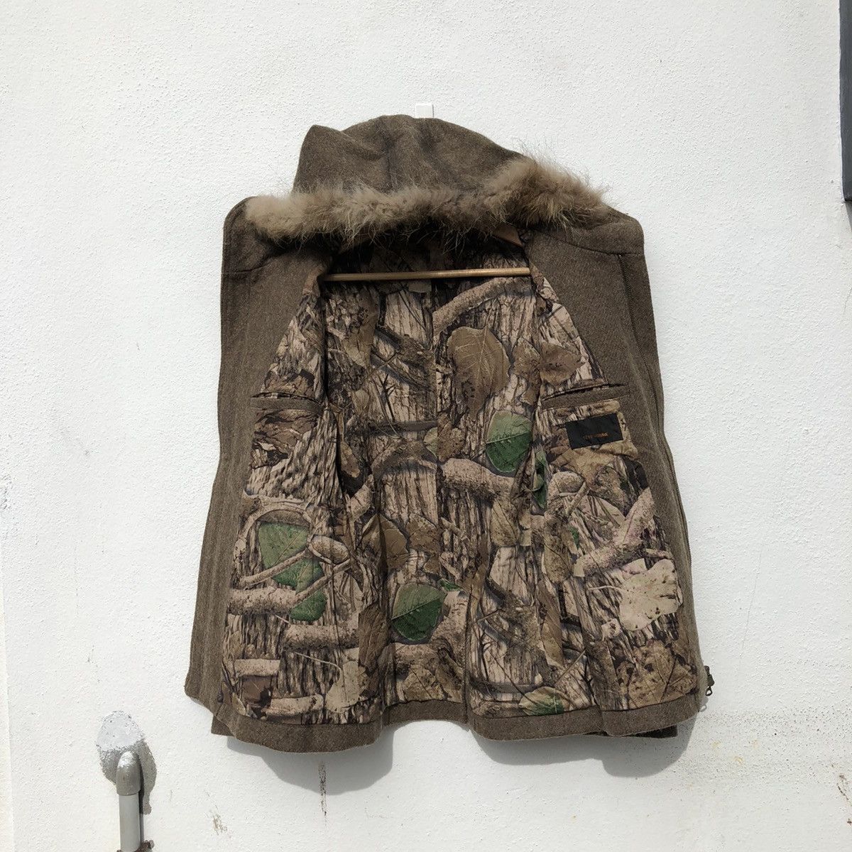 Issey Miyake MINK FUR HOODIE CAMO DESIGN BY TETE HOMME ISSEY MIYAKE Size US M / EU 48-50 / 2 - 15 Thumbnail