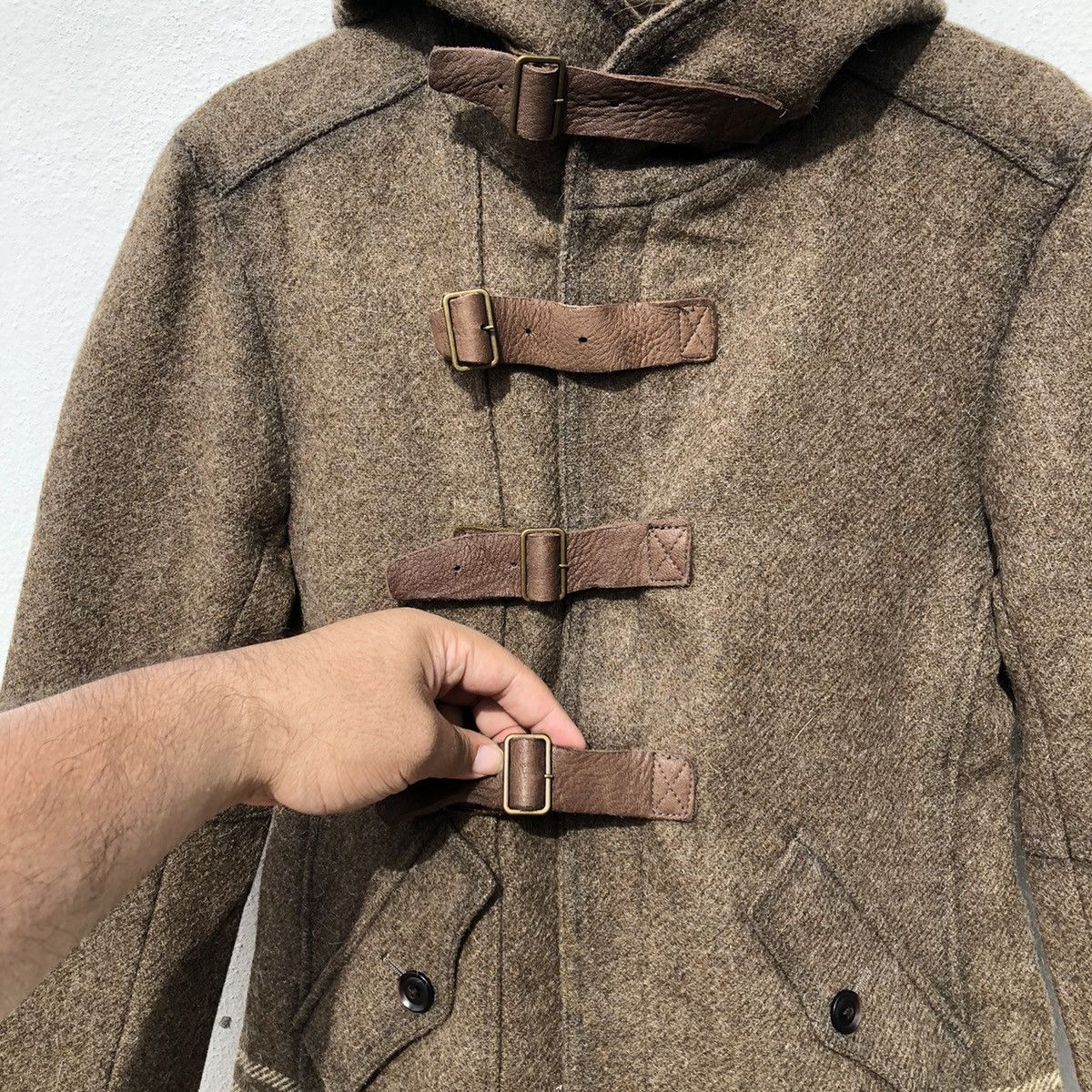 Issey Miyake MINK FUR HOODIE CAMO DESIGN BY TETE HOMME ISSEY MIYAKE Size US M / EU 48-50 / 2 - 5 Thumbnail