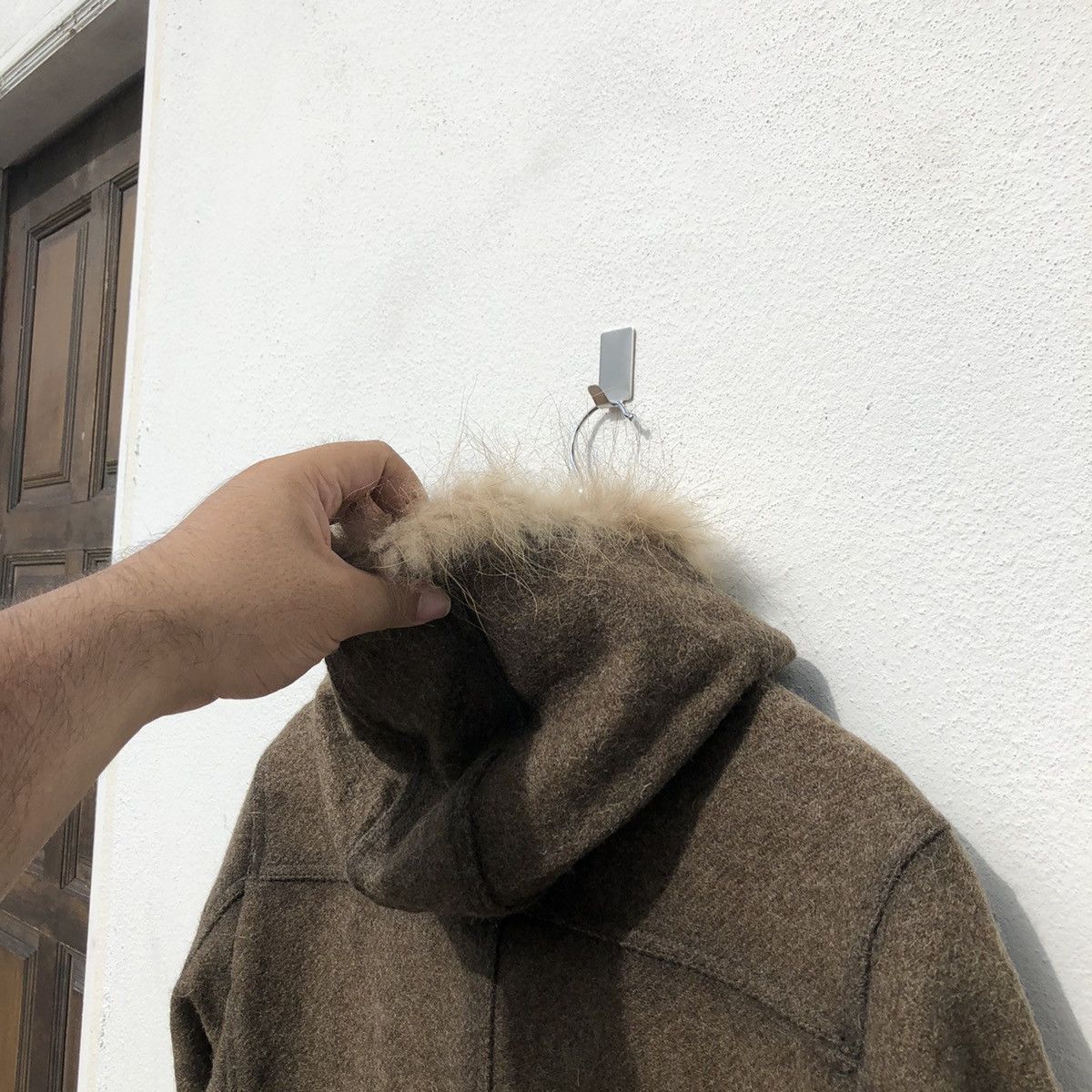 Issey Miyake MINK FUR HOODIE CAMO DESIGN BY TETE HOMME ISSEY MIYAKE Size US M / EU 48-50 / 2 - 12 Thumbnail