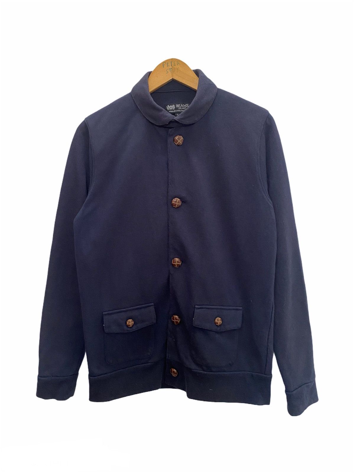 Beams Plus × Designer × Japanese Brand BEAMS HEART BUTTON JACKET Size US L / EU 52-54 / 3 - 1 Thumbnail
