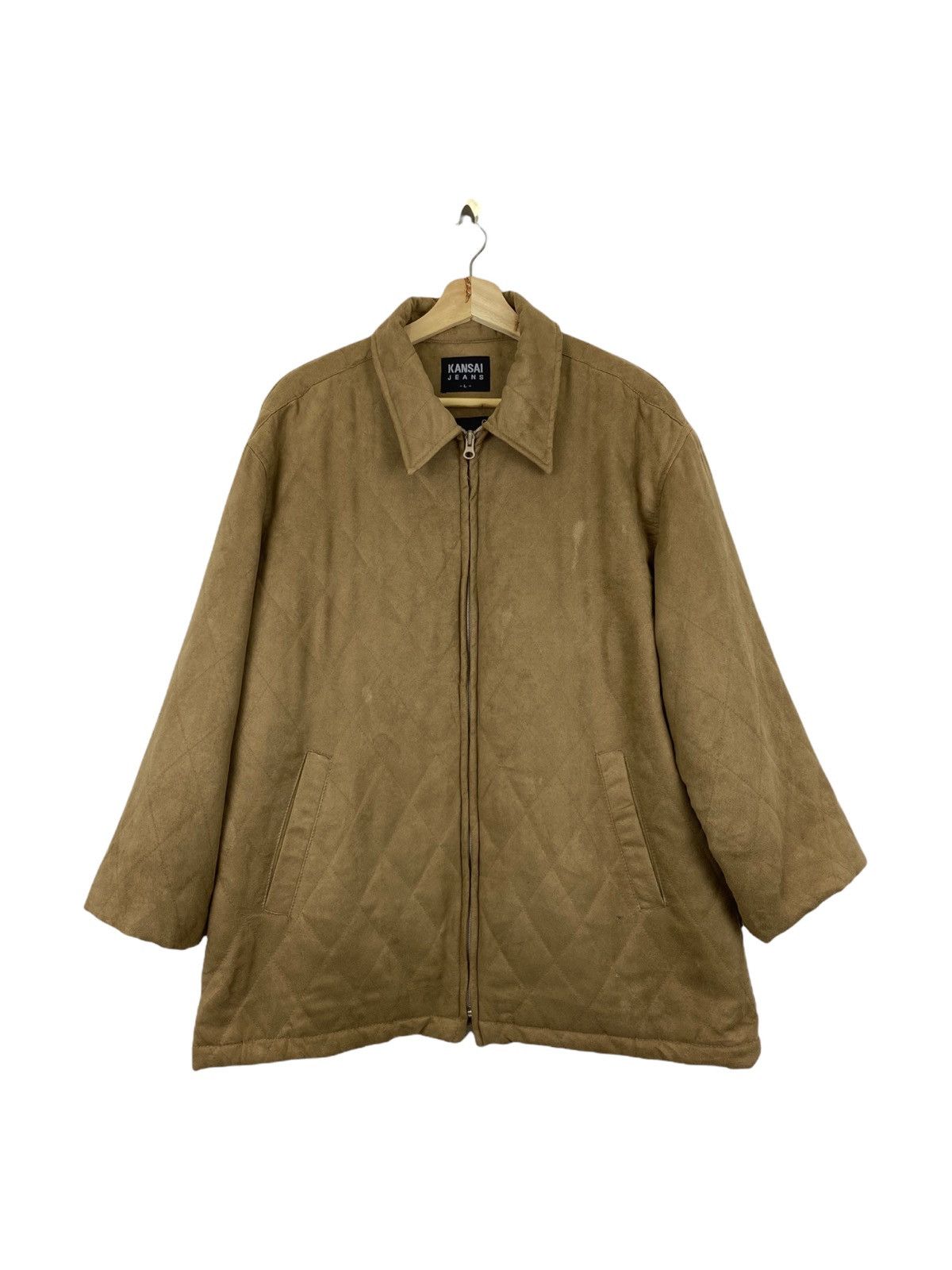 Designer × Kansai Yamamoto × Vintage Vintage Kansai jeans quilted jacket Size US L / EU 52-54 / 3 - 1 Thumbnail