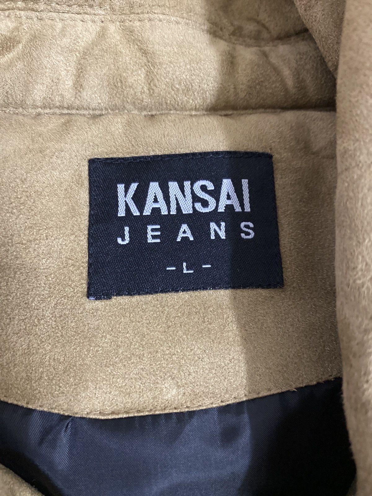 Designer × Kansai Yamamoto × Vintage Vintage Kansai jeans quilted jacket Size US L / EU 52-54 / 3 - 4 Thumbnail
