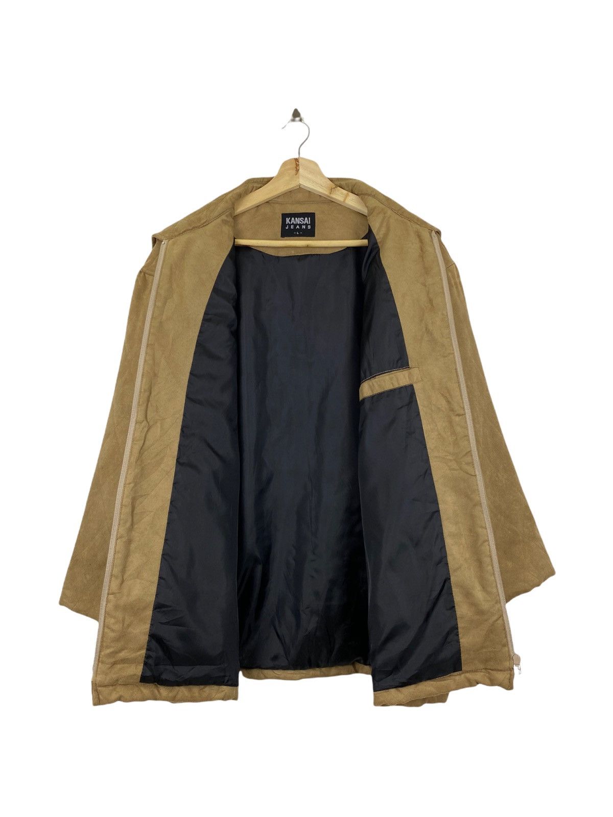 Designer × Kansai Yamamoto × Vintage Vintage Kansai jeans quilted jacket Size US L / EU 52-54 / 3 - 3 Thumbnail