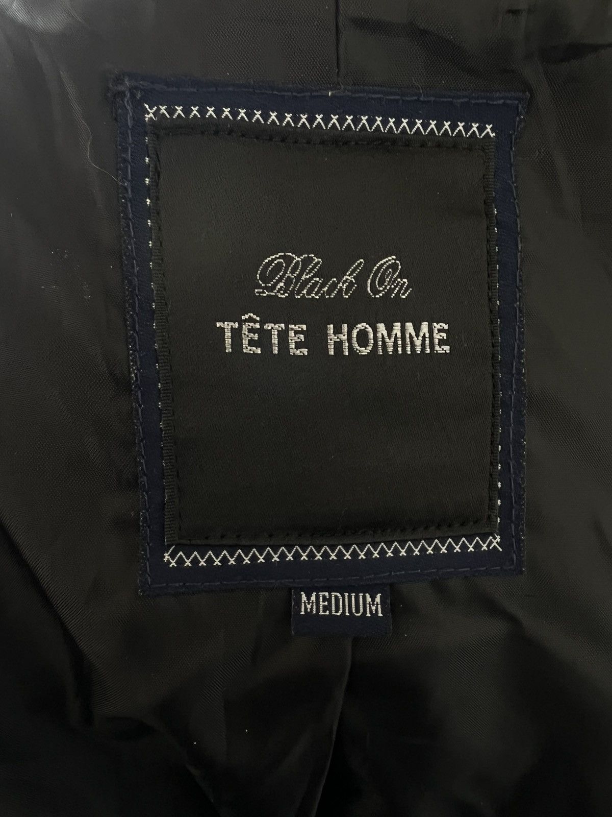 Issey Miyake DOUBLE BREAST TARTAN BLACK ON TETE HOMME ISSEY MIYAKE Size US M / EU 48-50 / 2 - 11 Thumbnail